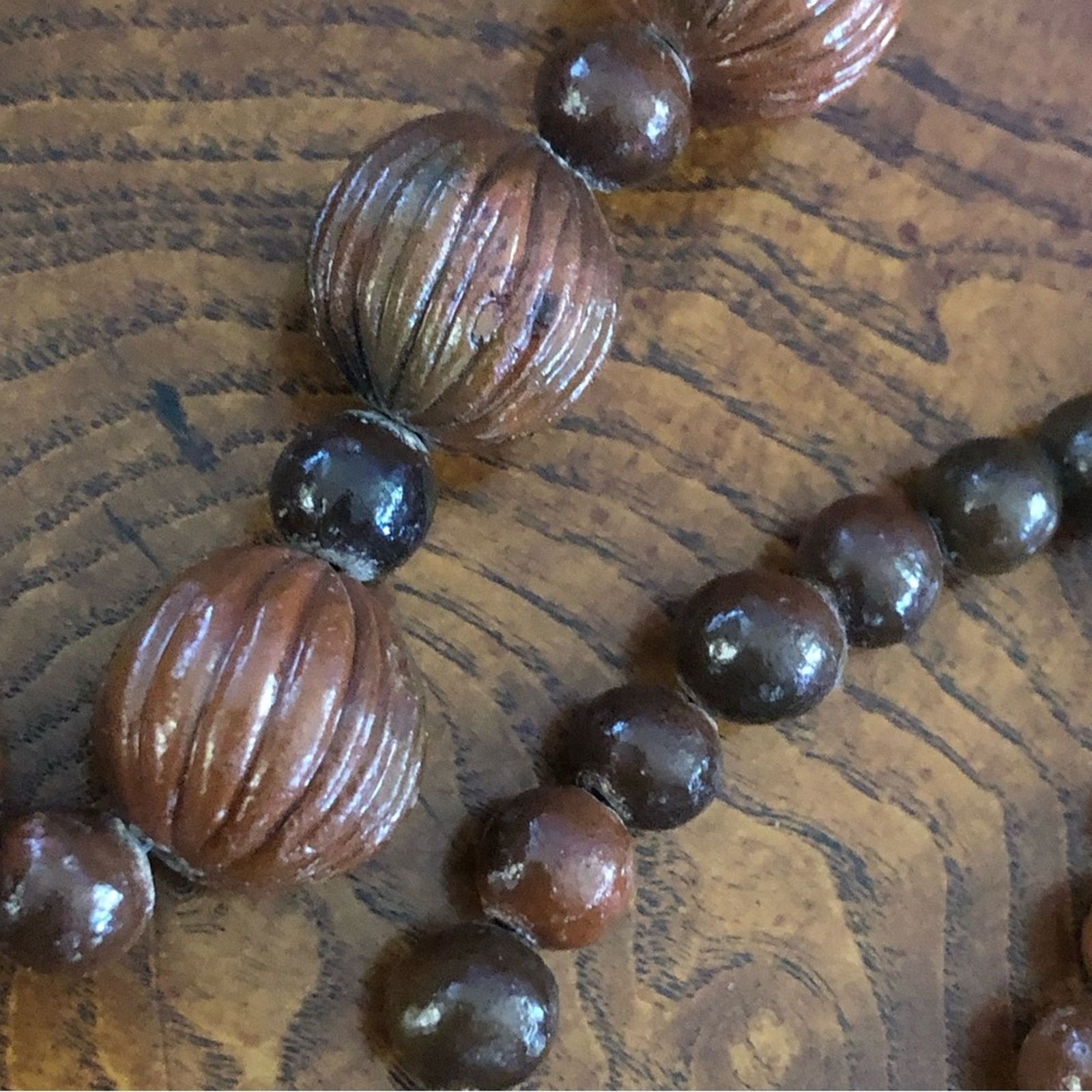 Handmade Handmade brown buri nut beaded necklace Size ONE SIZE - 8 Thumbnail