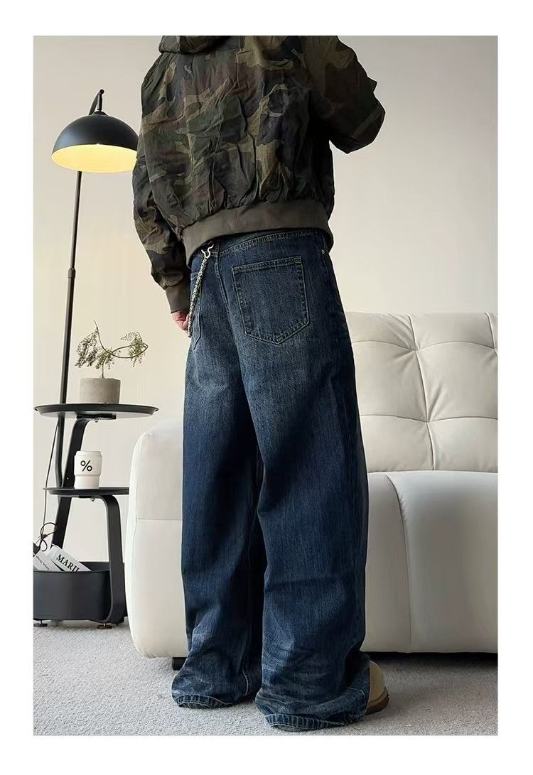 Japanese Brand × Vintage Vintage Cat Whiskers Street Straight Loose Jeans Size US 28 / EU 44 - 4 Thumbnail
