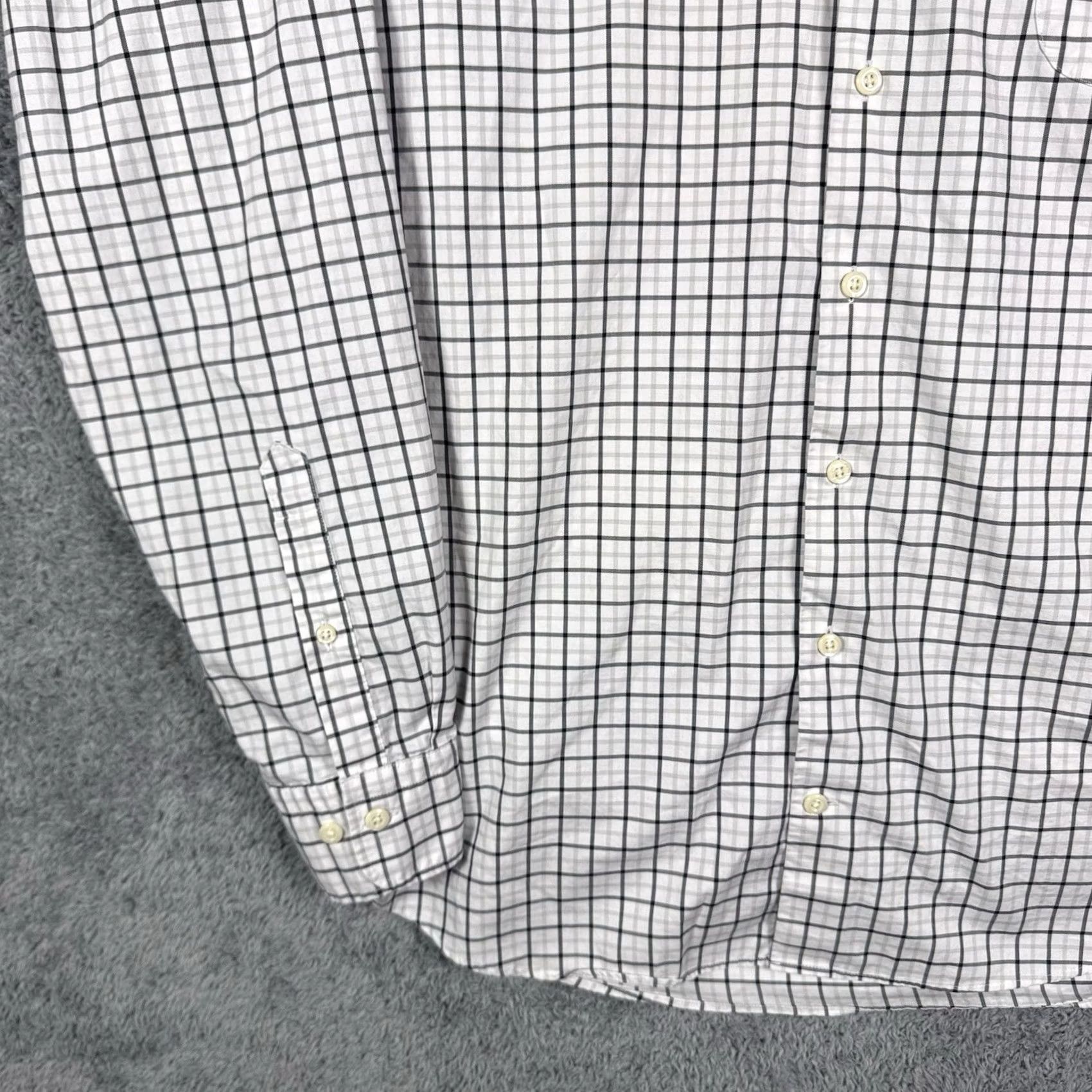 Peter Millar Peter Millar Shirt Men's XL Crown Sport Crafted Windowpane Check Preppy Casual Size US XL / EU 56 / 4 - 6 Thumbnail