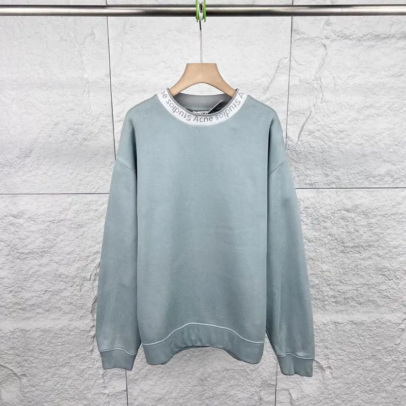 Acne Studios Acne Studios Blue Cotton Women's Sweatshirt Size M / US 6-8 / IT 42-44 - 1 Thumbnail