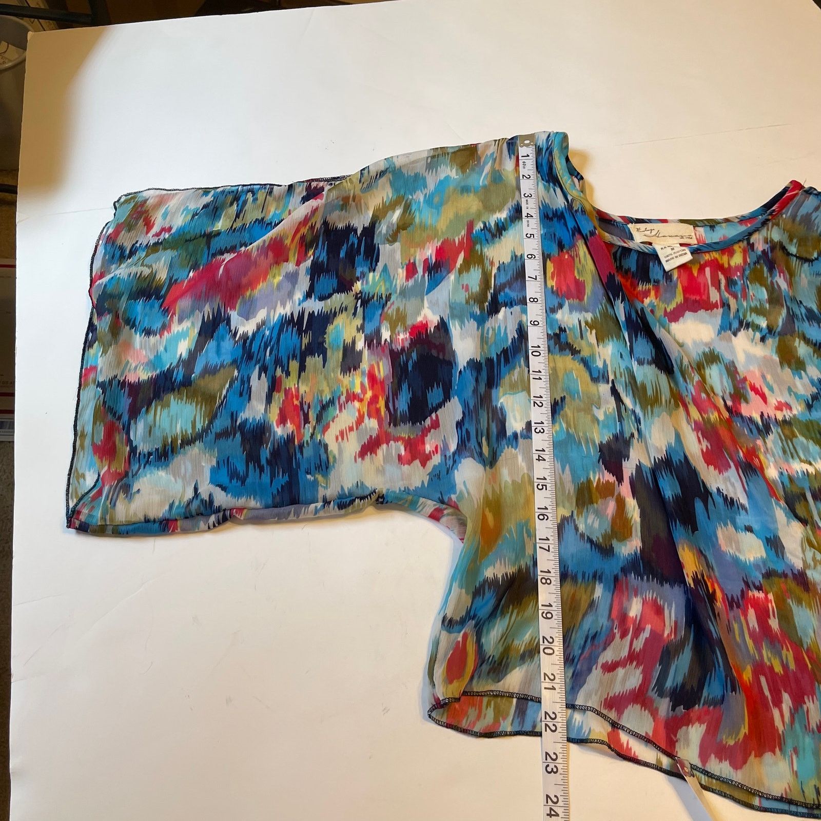 Vintage Havana Vintage Havana Sheer Floral Rayon Blouse, M Size M / US 6-8 / IT 42-44 - 6 Thumbnail