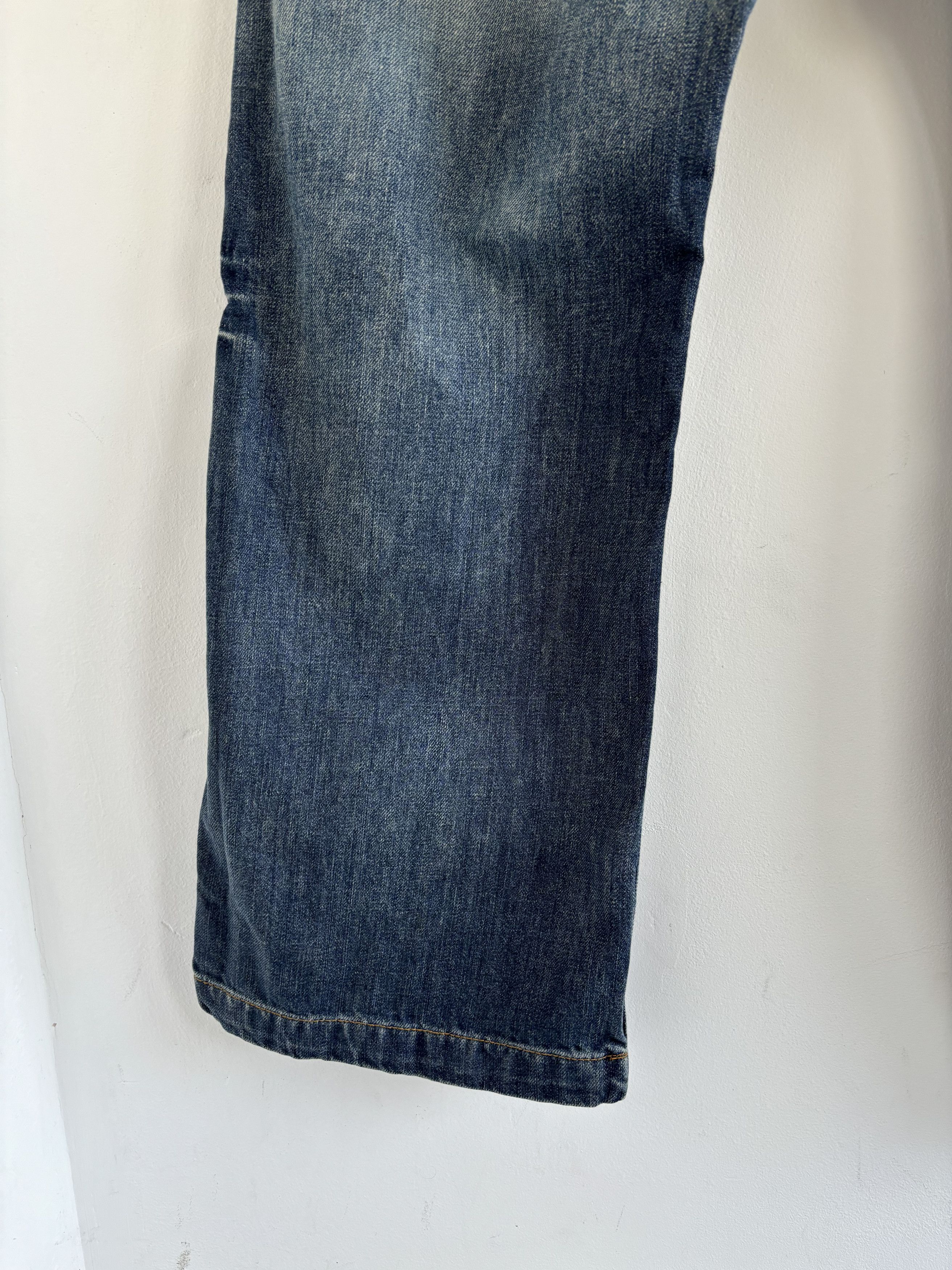 Japanese Brand × Vintage Vintage Y2K Wide Leg Washed Denim Jeans Size US 38 / EU 54 - 11 Thumbnail