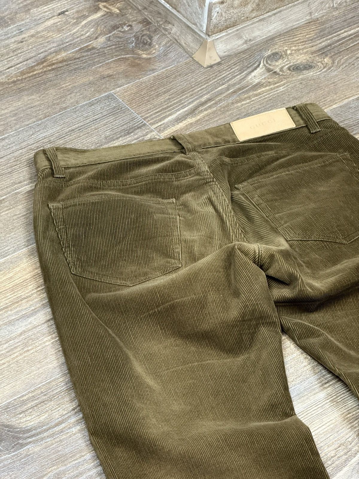 Gucci Vintage Gucci by Tom Ford Bootcut Flared Corduroy Brown Pant Size US 32 / EU 48 - 14 Thumbnail