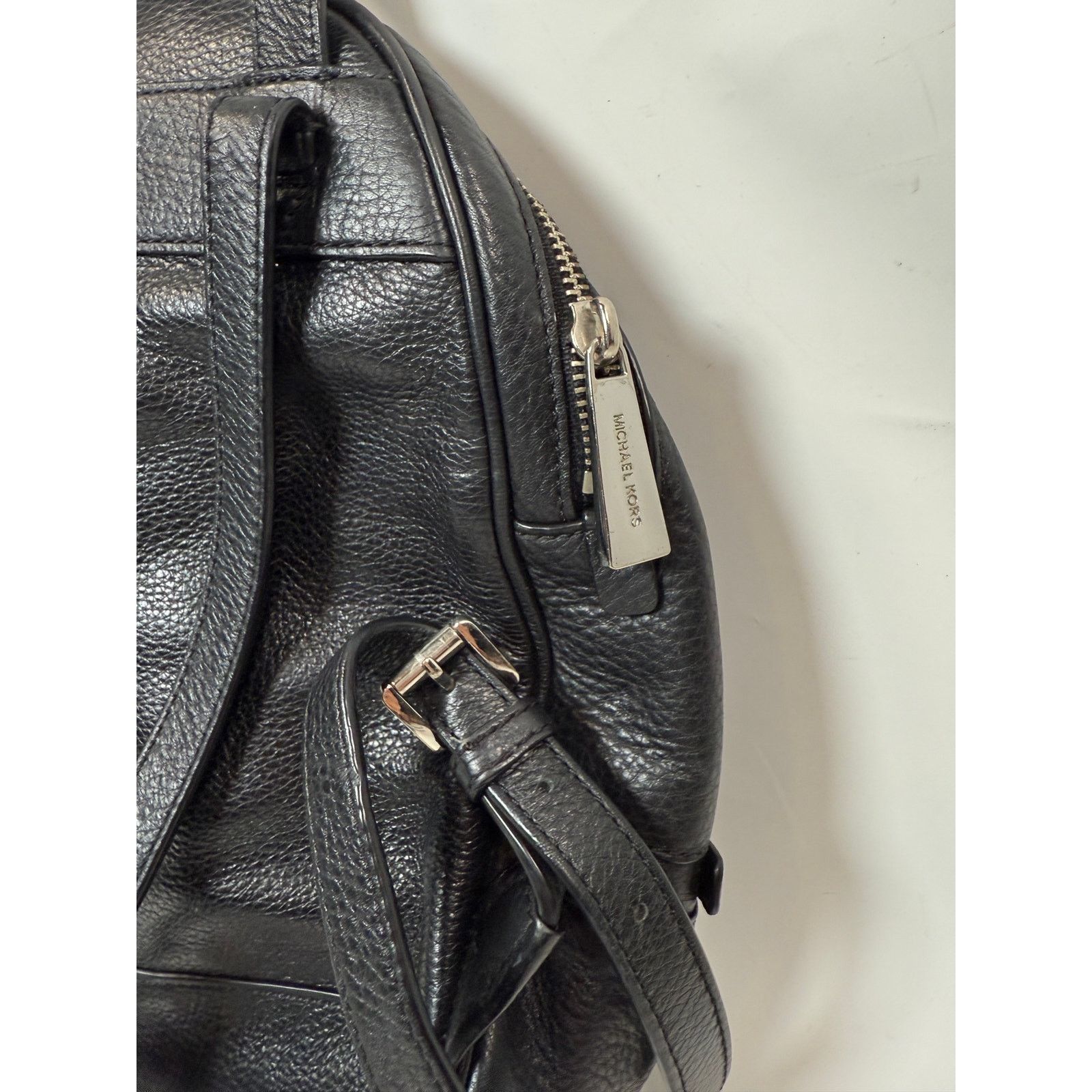 Michael Kors Michael Michael Kors Rhea Leather Backpack Medium $350 Size ONE SIZE - 7 Thumbnail