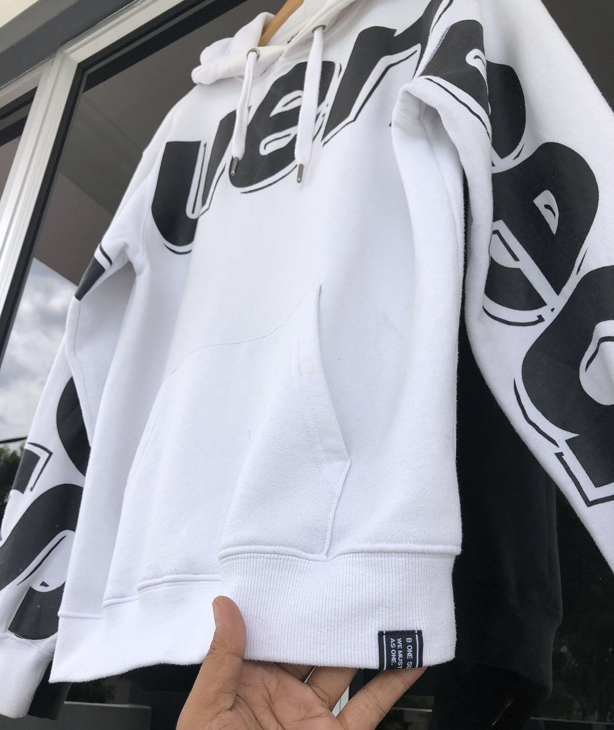 Japanese Brand B One Soul Big Spellout Printed Hoodies Size US L / EU 52-54 / 3 - 10 Thumbnail
