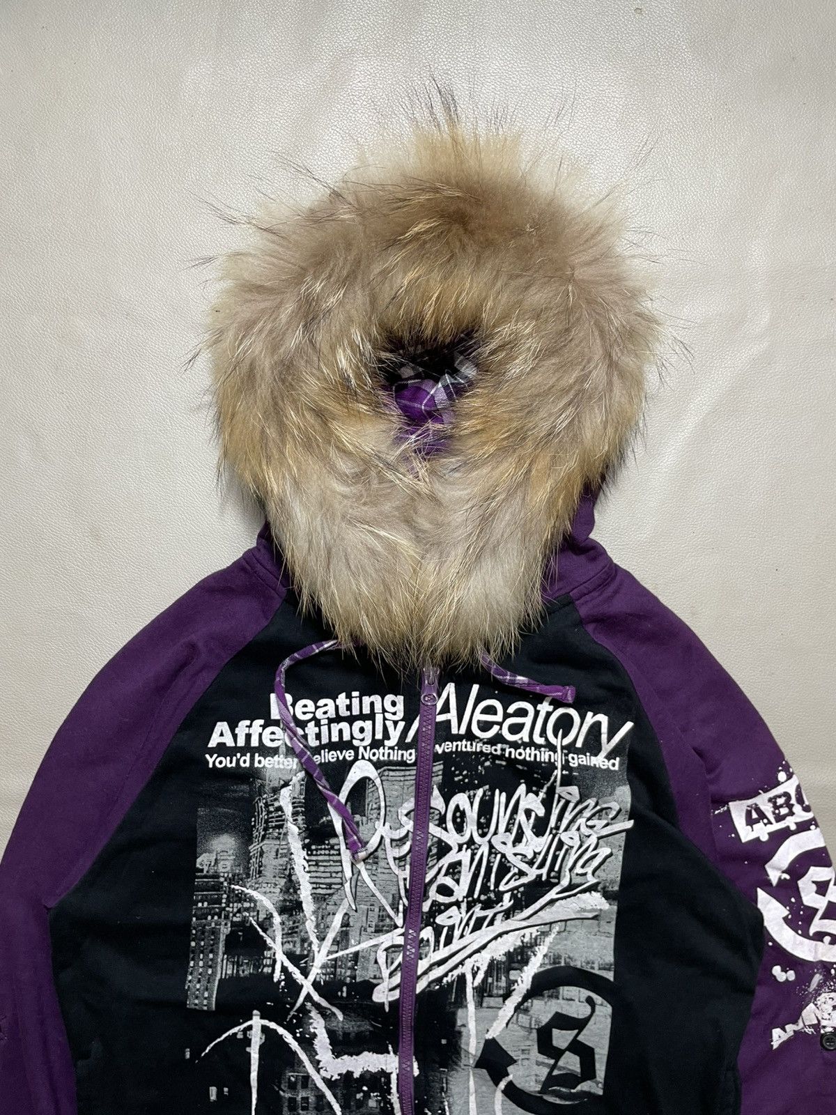 Beauty Beast Timestep Poem zip Fur Hoodie gothic style Size US M / EU 48-50 / 2 - 3 Thumbnail