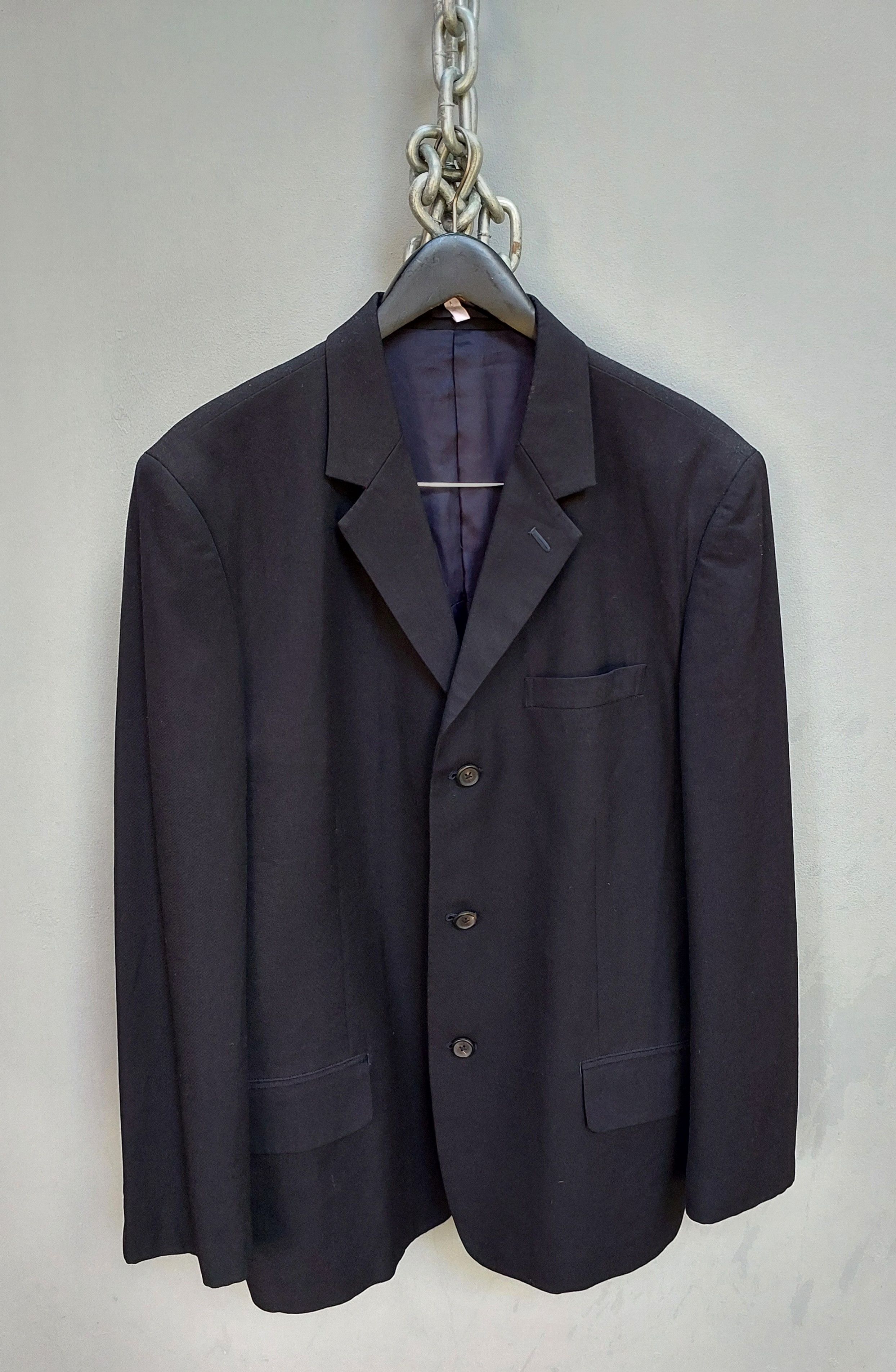 Y's for Men × Yohji Yamamoto Y's x Yohji Yamamoto Classic Three Buttons Coat/Blazer Size 42S - 2 Thumbnail