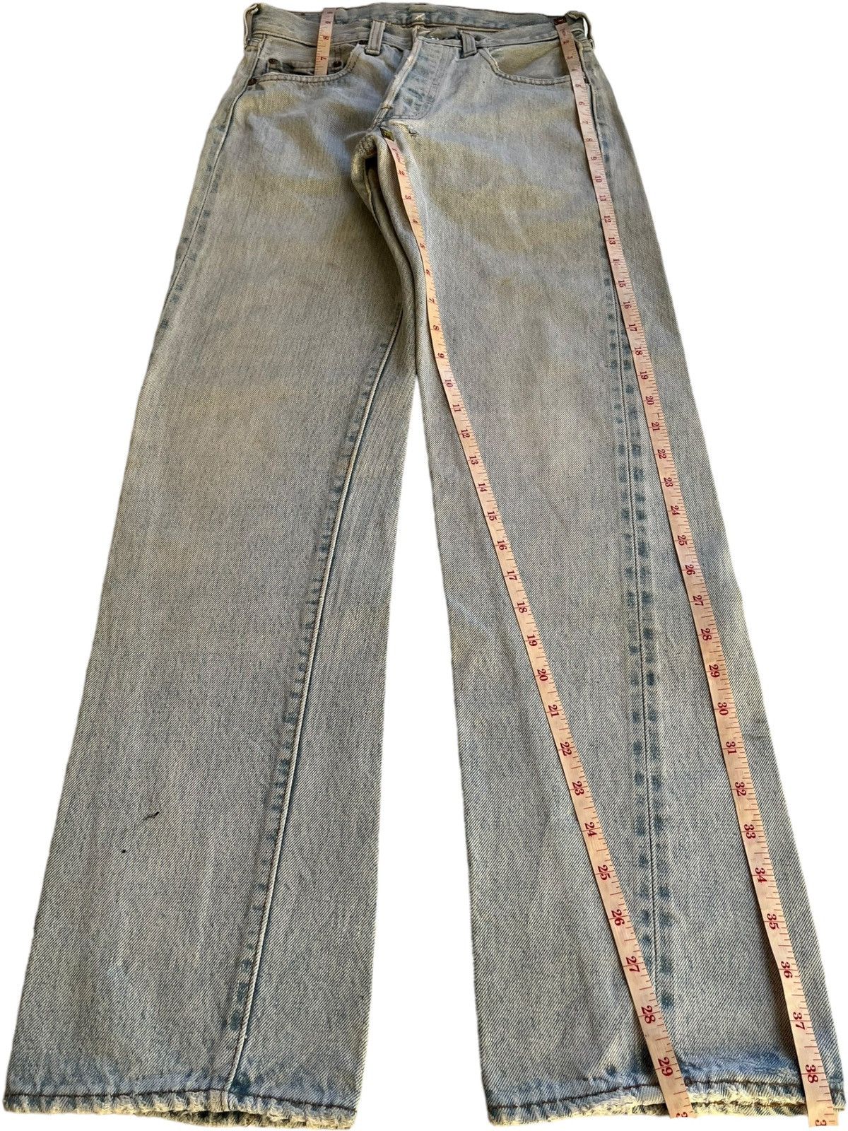 Levi's Vintage 70s Levis 501 Selvedge Bartacks Jeans Button 524 Size US 26 / EU 42 - 13 Thumbnail