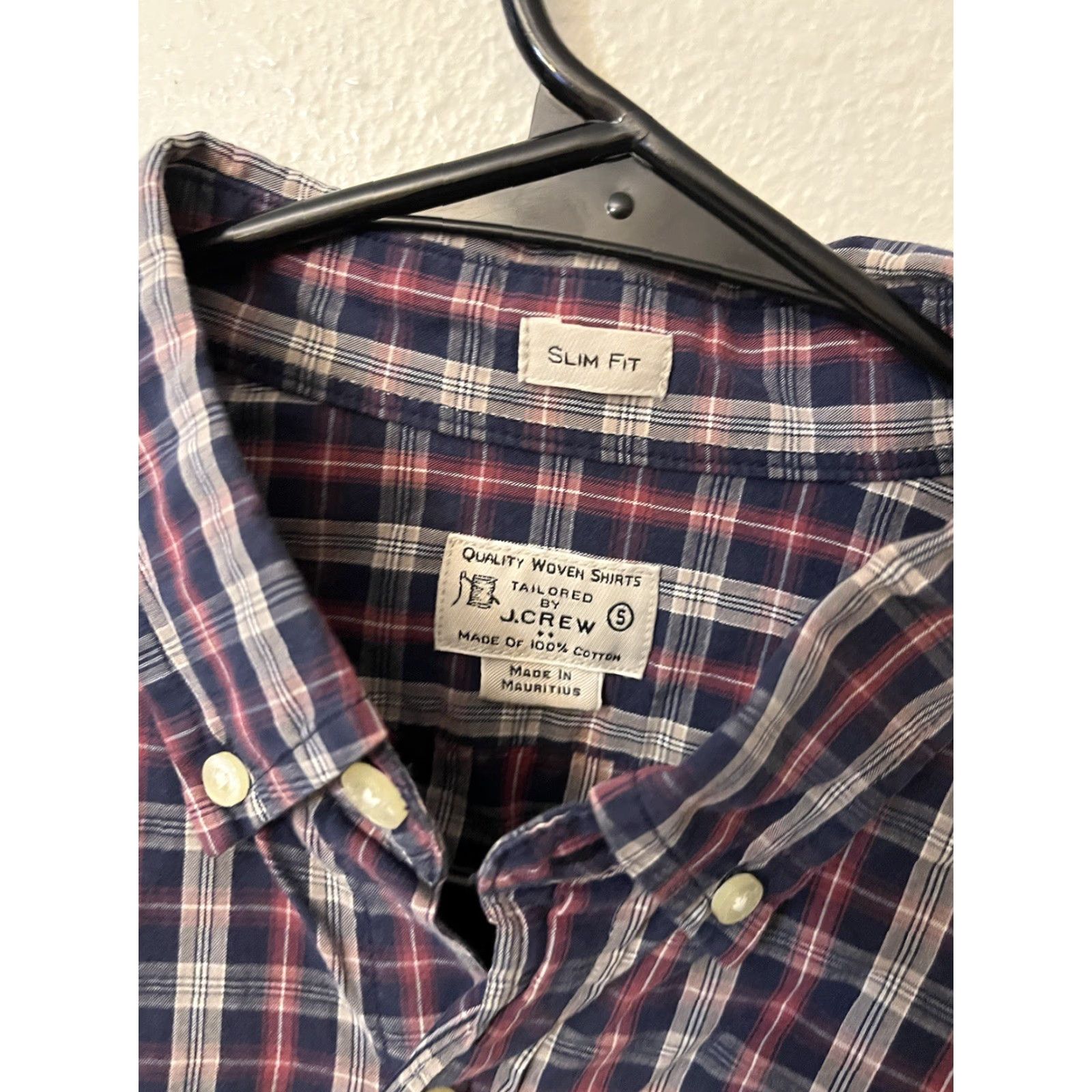 J.Crew J.CREW Men's Slim Fit Long Sleeve Button-Down Shirt Multicolor Gingham Plaid Size Small Casual Size US S / EU 44-46 / 1 - 2 Thumbnail