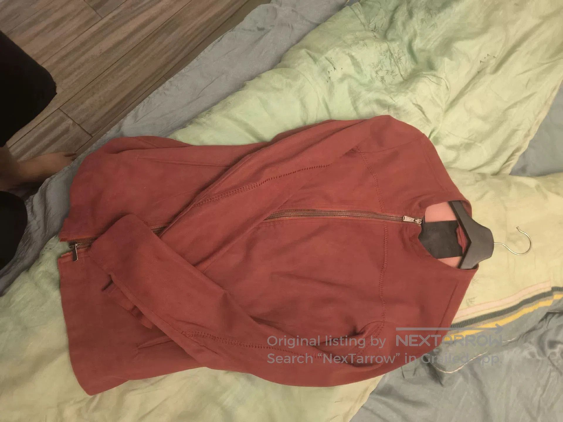 10sei0otto 10SeiOtto Suede Leather Coat. Size M / US 6-8 / IT 42-44 - 6 Thumbnail
