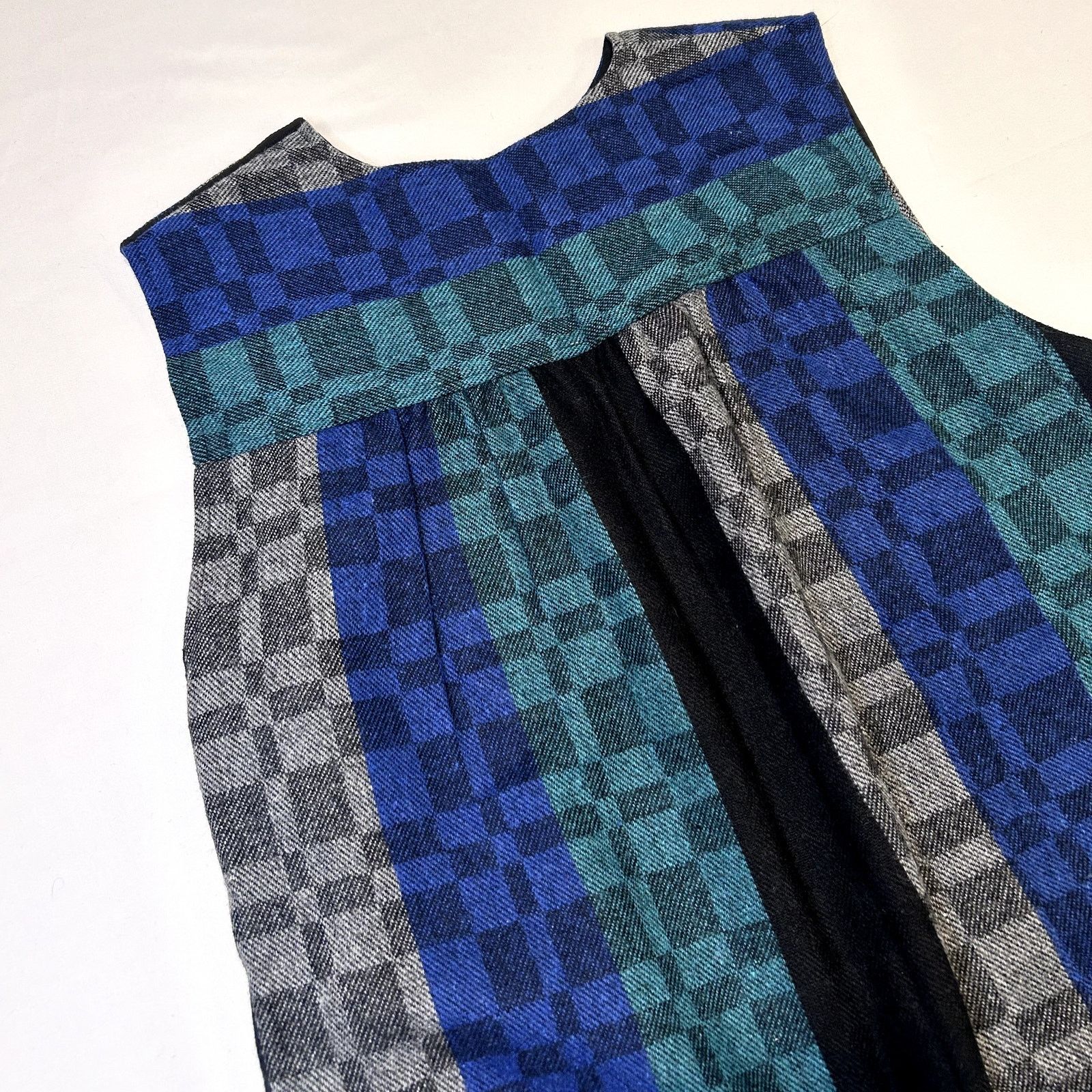 Handmade Vintage 80s Retro Shift hand-sewn Dress Size Small Size S / US 4 / IT 40 - 6 Thumbnail