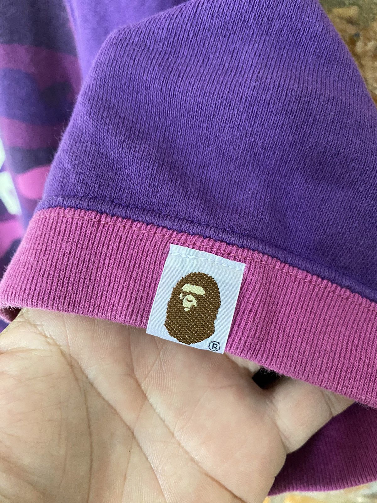 Bape × Nigo 2005 Bape Collage ABC purple camo Size US L / EU 52-54 / 3 - 7 Thumbnail