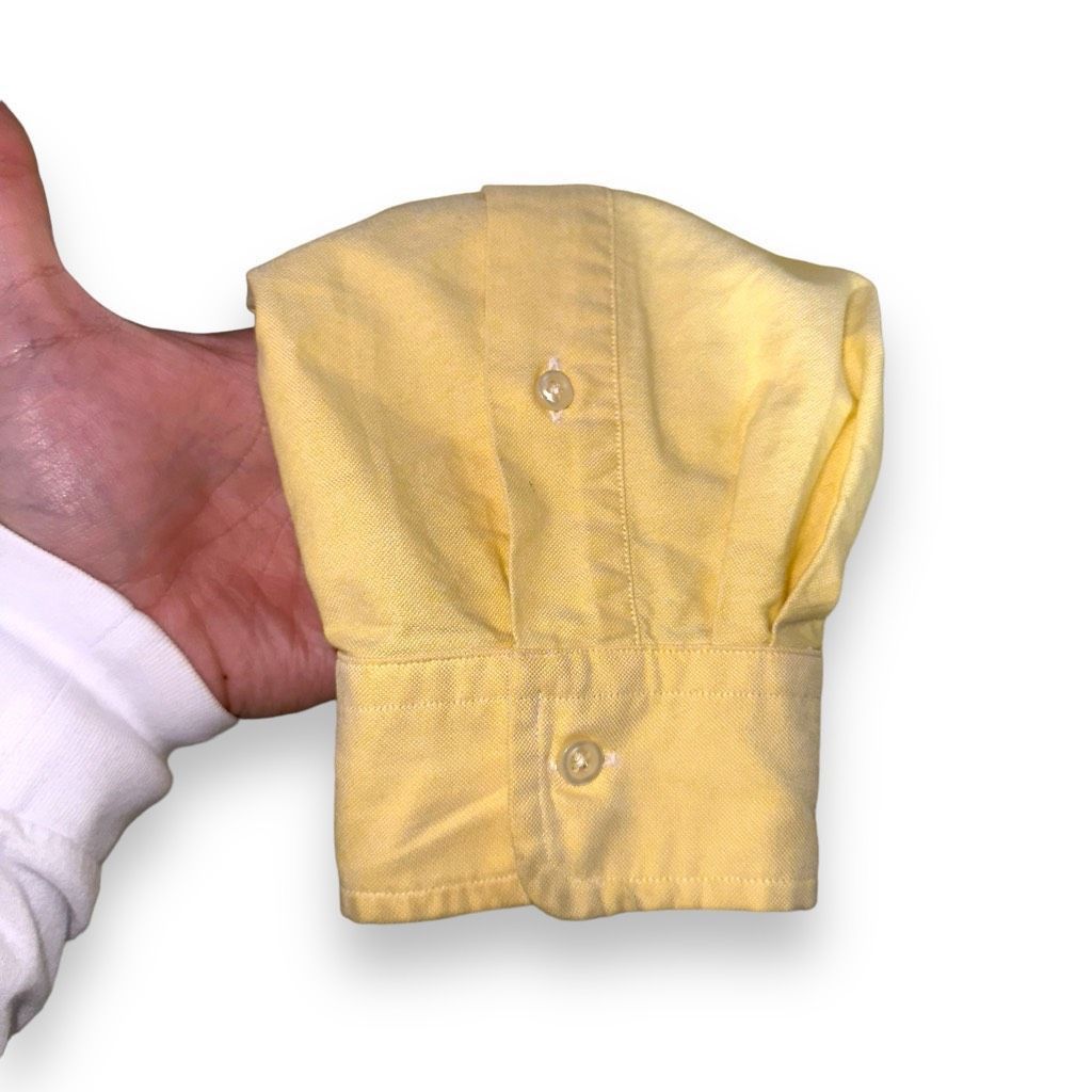 Polo Ralph Lauren Polo Ralph Lauren Spring Yellow Iconic Oxford Shirt XL Size US XL / EU 56 / 4 - 4 Thumbnail