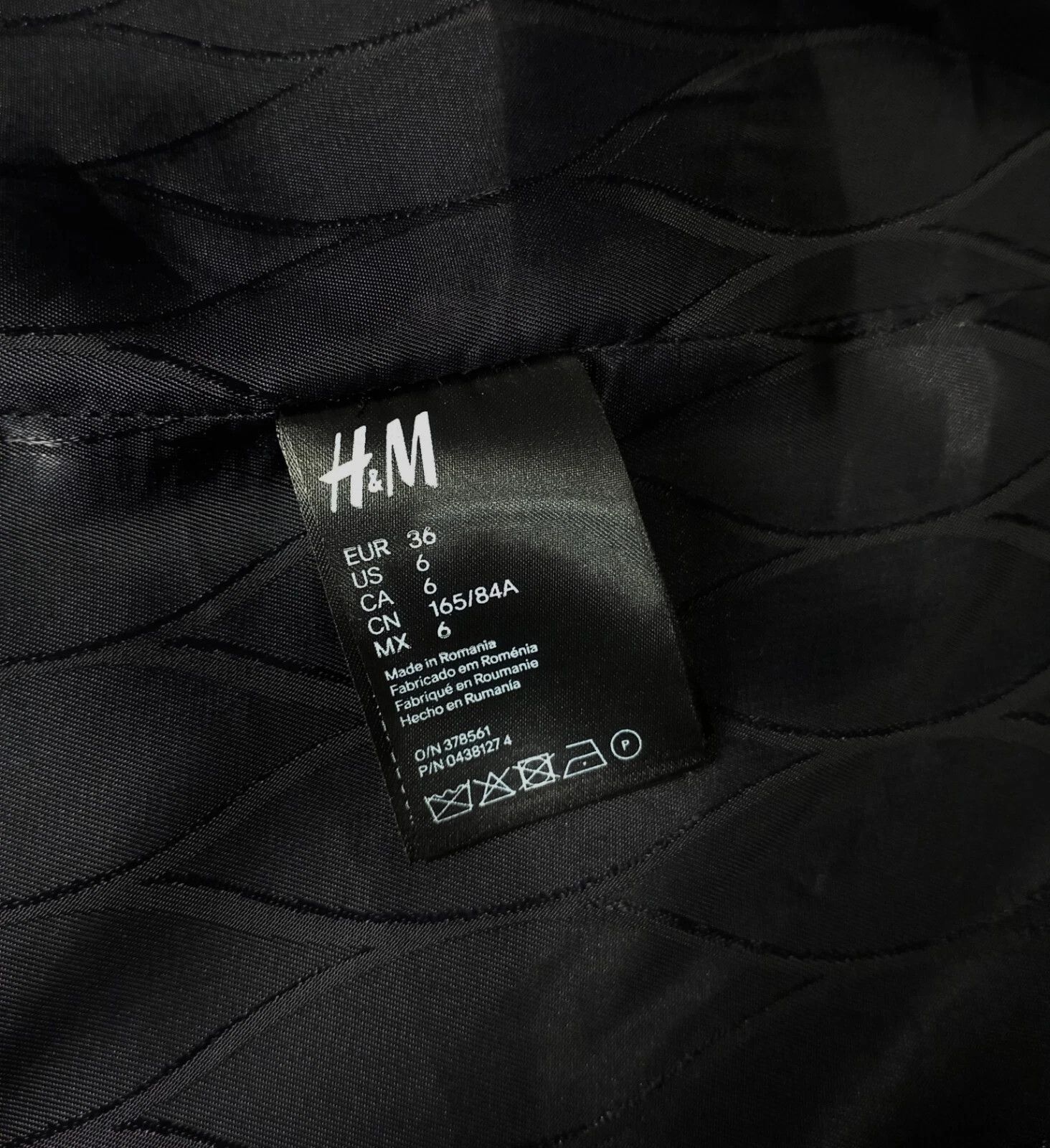 H&M × Kenzo Kenzo Paris x H&M Women’s Wool Coat Tiger Pattern Black Size XS / US 0-2 / IT 36-38 - 13 Thumbnail