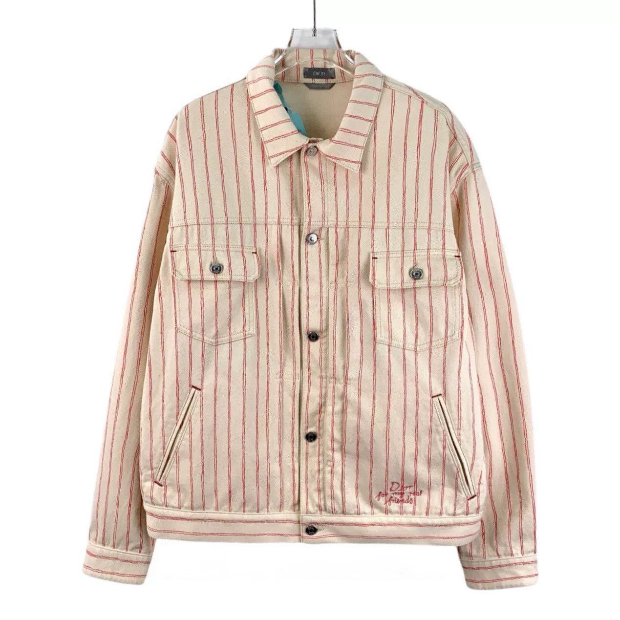 Dior Dior Pinstripe Cotton Denim Jacket 52 Size US L / EU 52-54 / 3 - 1 Thumbnail