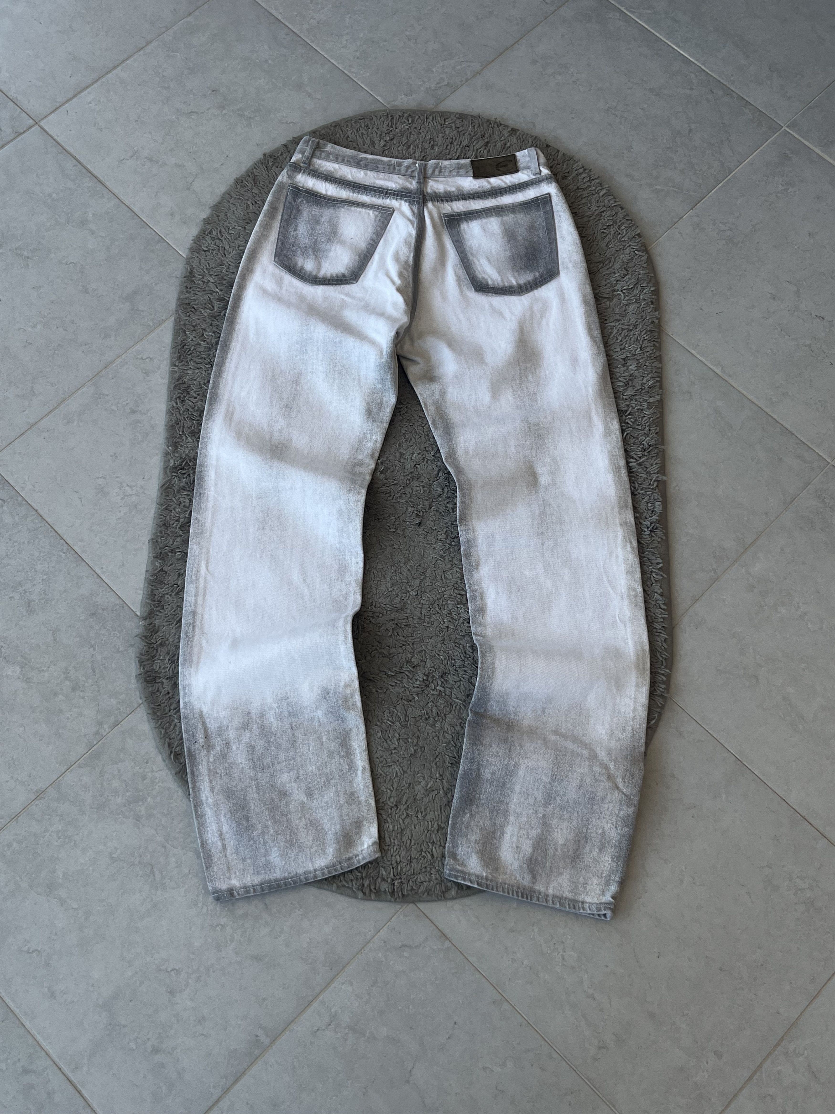 Just Cavalli JUST CAVALLI Men’s Regular Straight Jeans White/Gray Color Size US 30 / EU 46 - 2 Thumbnail