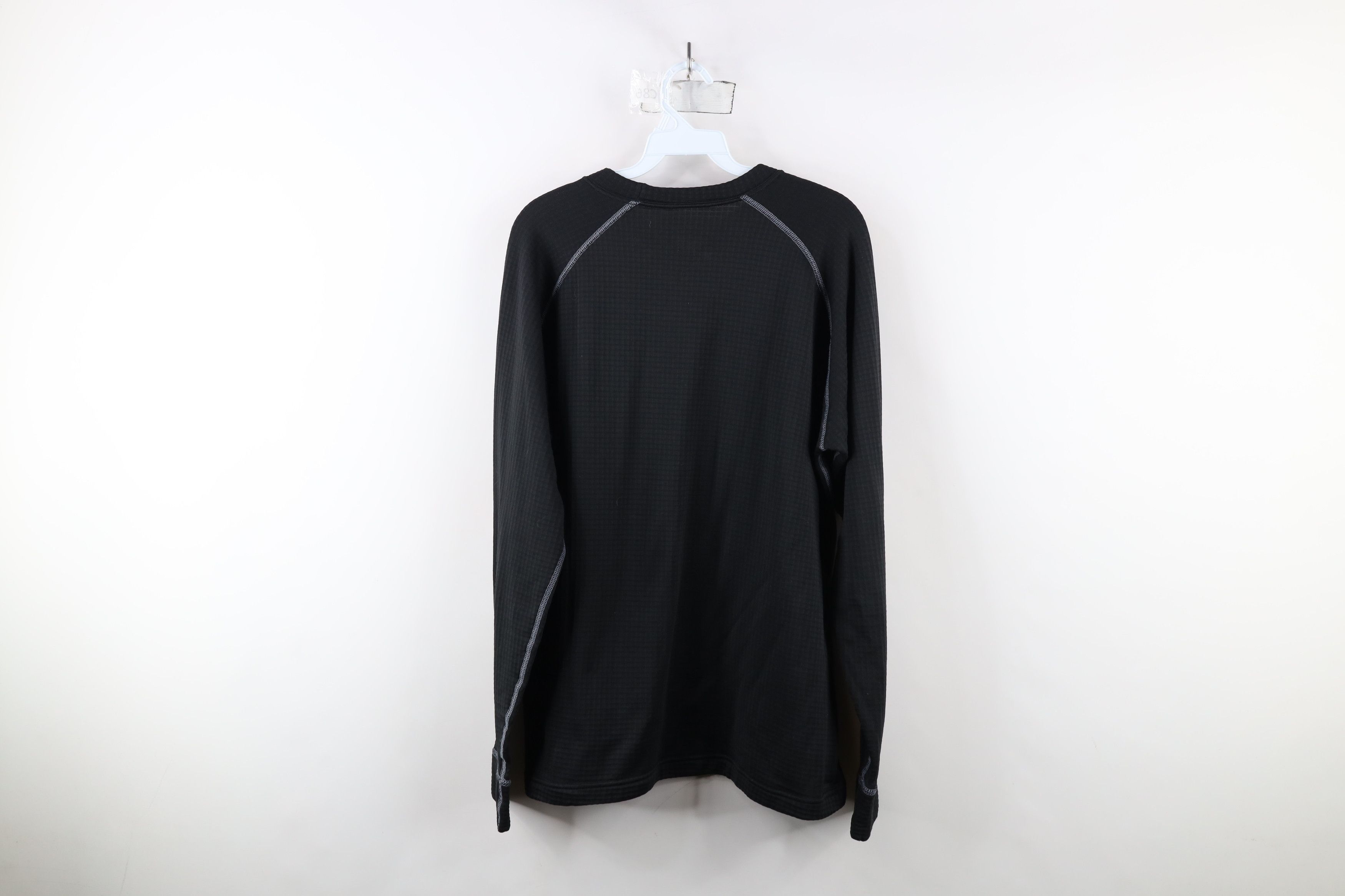 Cabelas × Vintage Vintage Cabelas Thermal Fleece Lined Sweatshirt Black Size US L / EU 52-54 / 3 - 9 Thumbnail