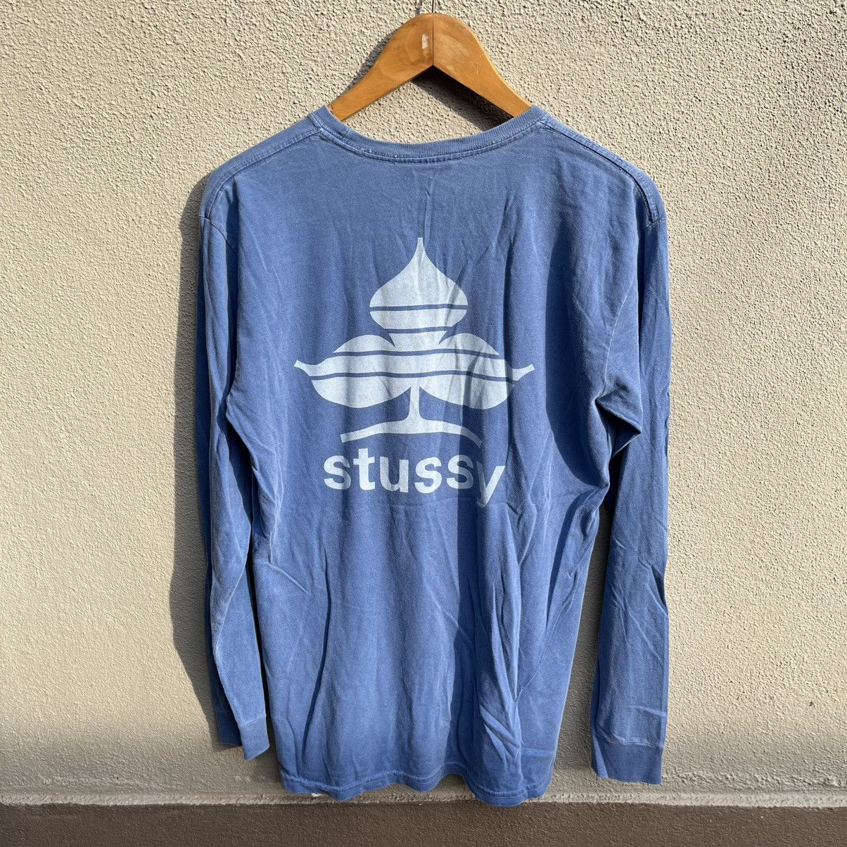 Stussy Stussy clubs deck logo tee longsleeves Size US M / EU 48-50 / 2 - 1 Thumbnail