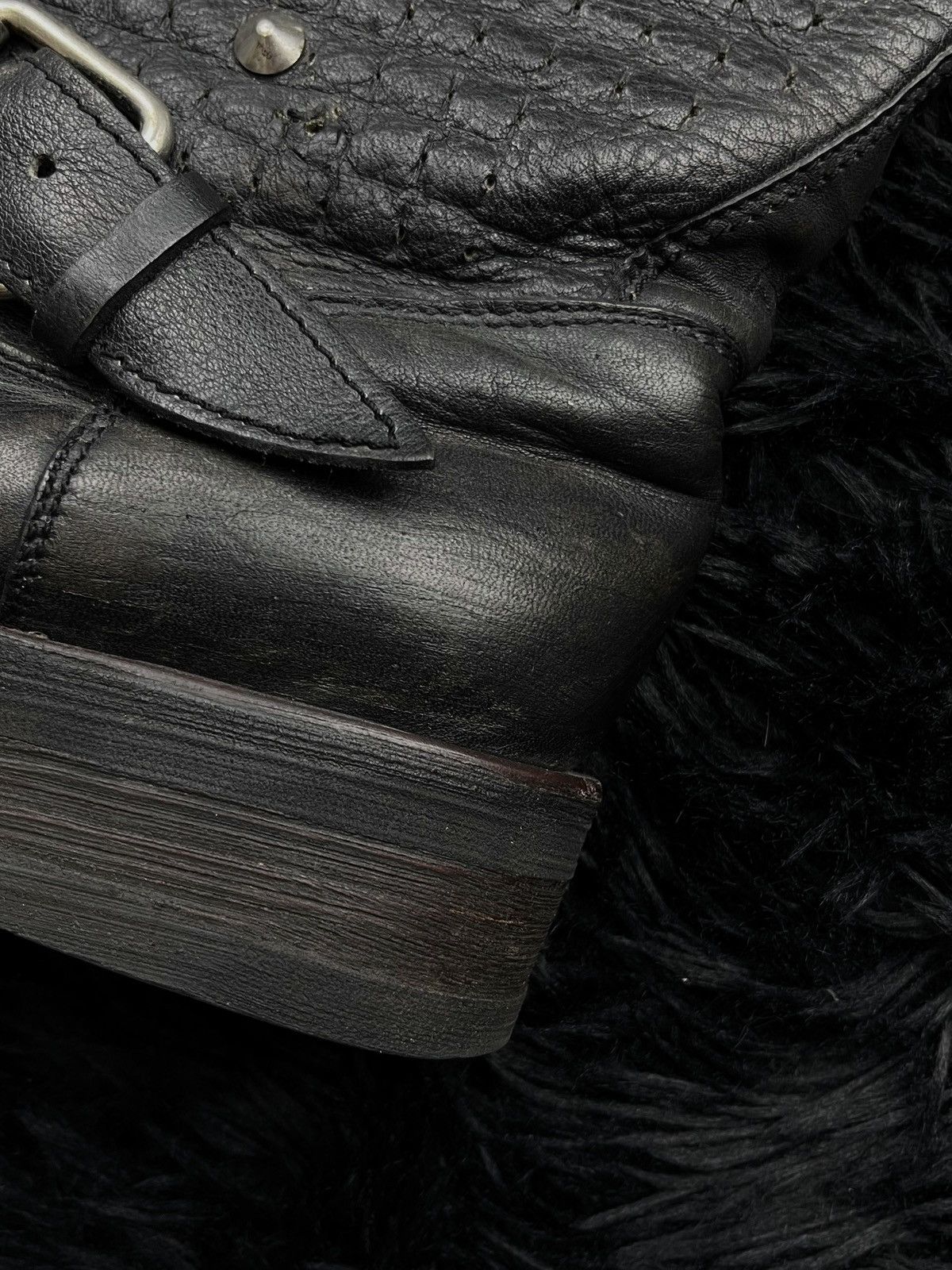 ASH ASH Archive Avant Garde Biker Leather Boots Size US 8 / EU 41 - 6 Thumbnail