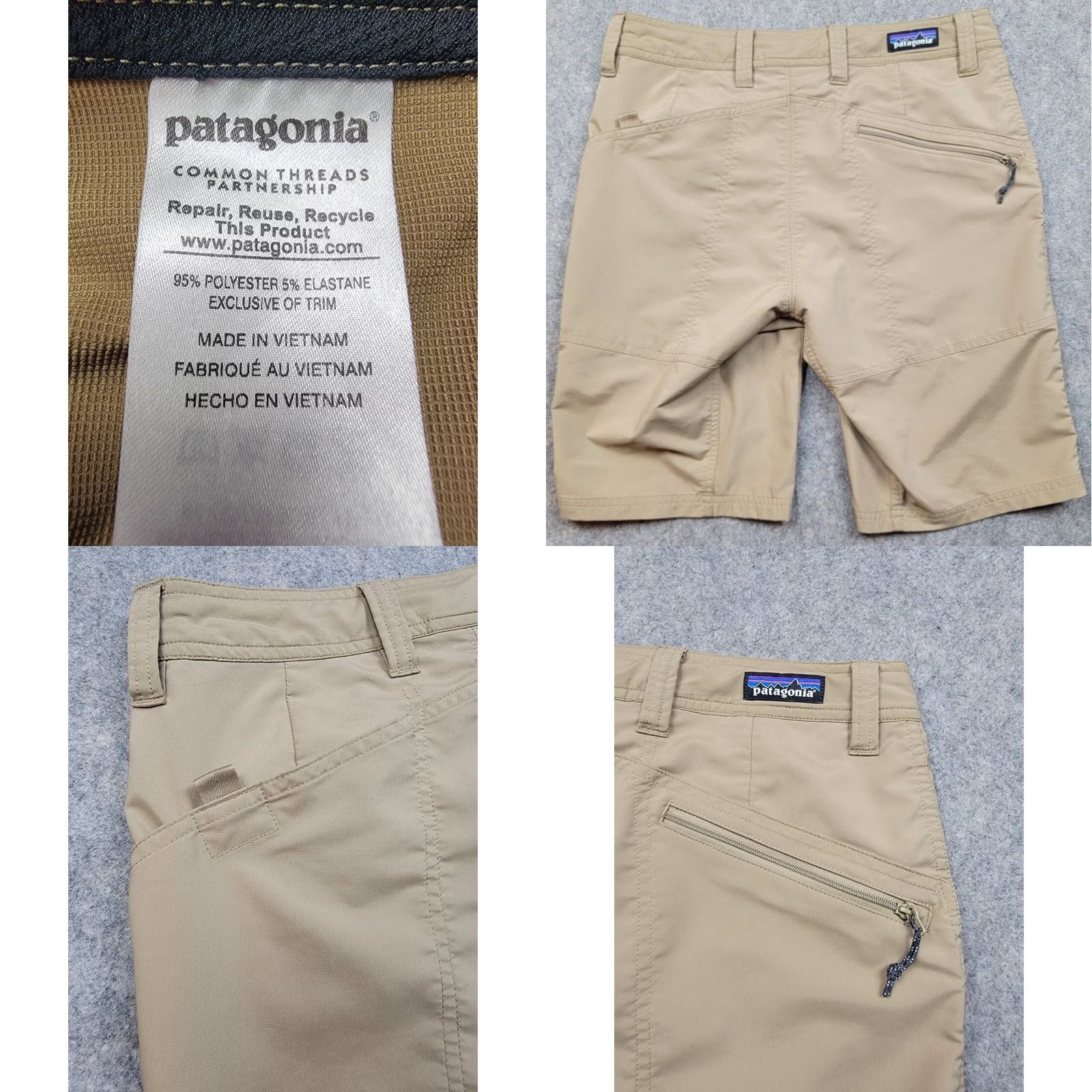 Patagonia Patagonia Shorts Mens 28 Brown 10'' Inseam Pockets Outdoor Hiking Bermuda Outdoor Mens Brown 28 Inseam 10" Patagonia Shorts Size US 28 / EU 44 - 8 Thumbnail