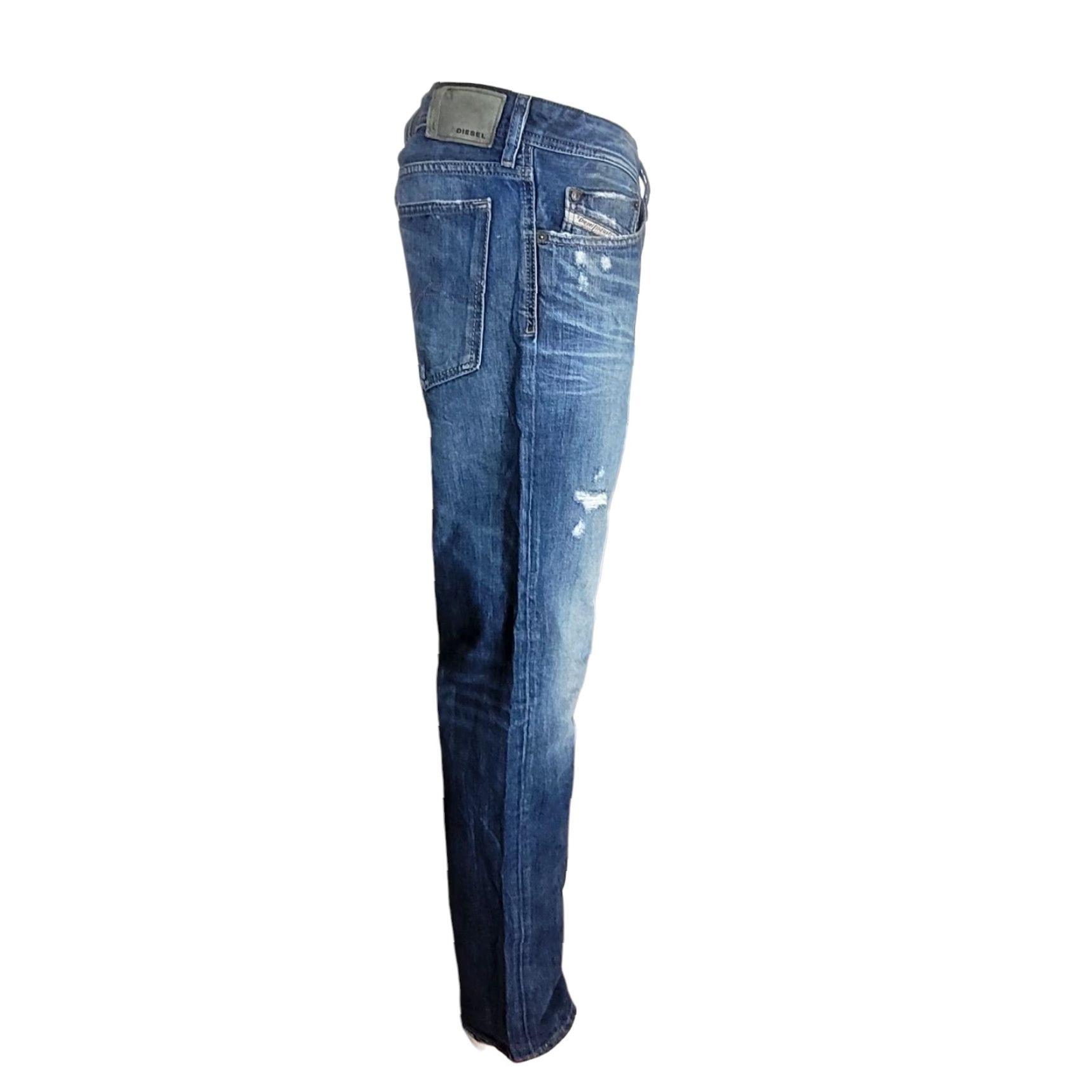 Diesel Diesel Waykee Jeans W34 L32 – Wash 0837A, Regular Straight, Blue, Men – Diesel Waykee Jeans W34 L32 Size US 34 / EU 50 - 6 Thumbnail