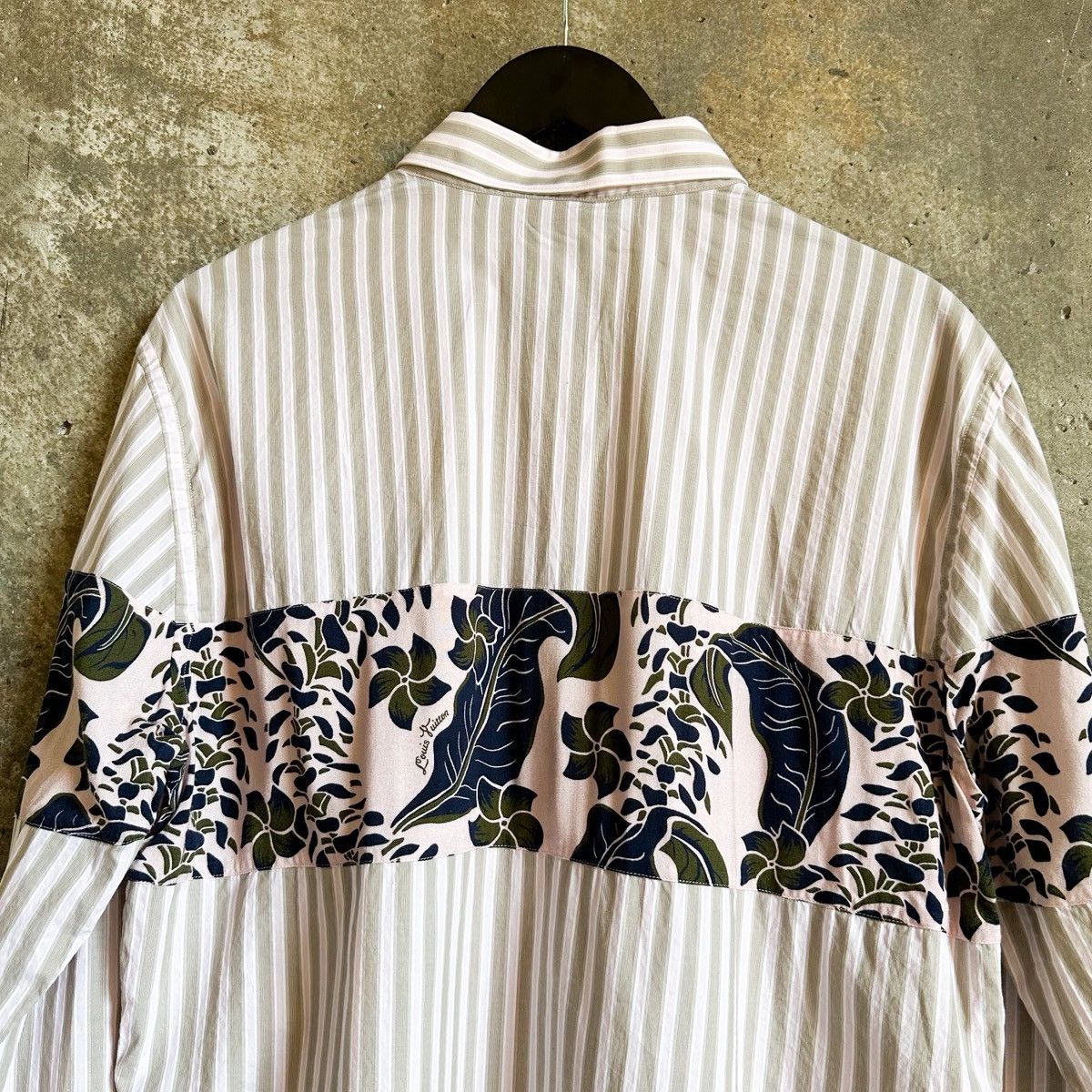 Louis Vuitton Louis Vuitton Striped Hawaiian Floral Printed Shirt Size US XL / EU 56 / 4 - 4 Thumbnail