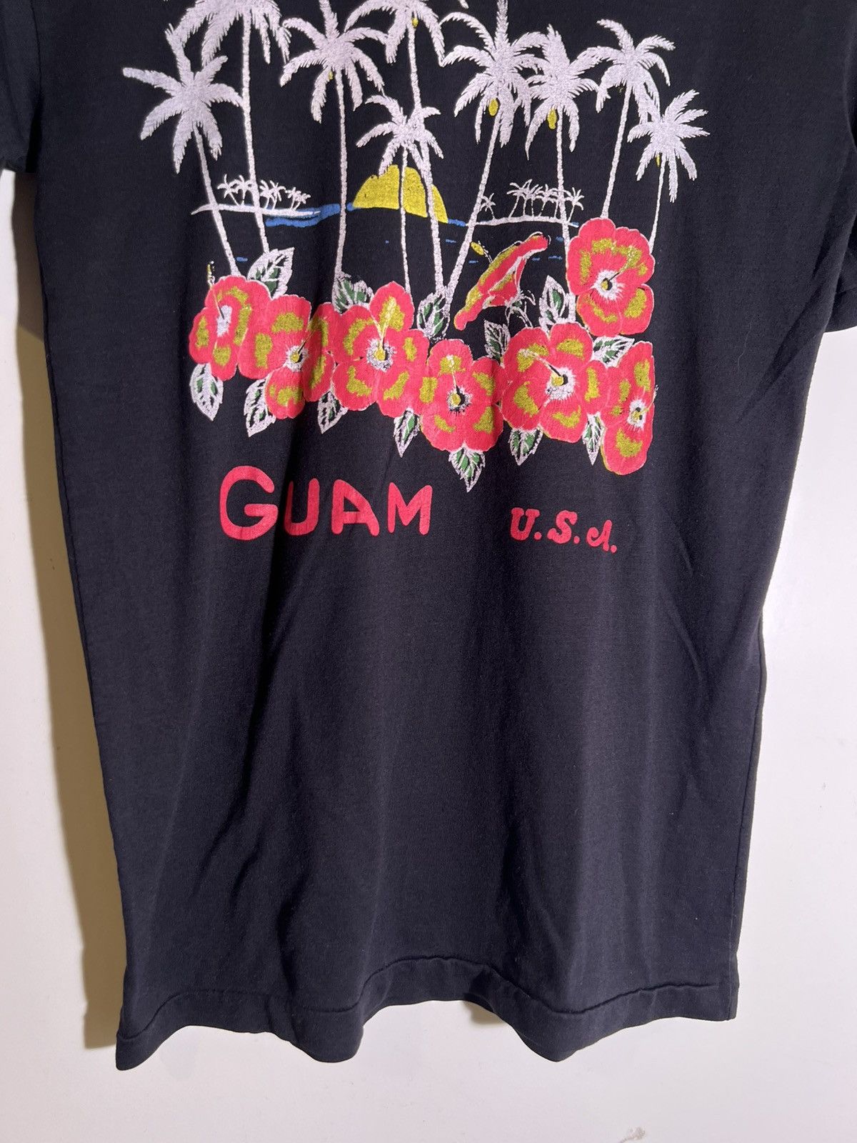 Vintage 70’s 80’s VTG Vintage Guam USA Island Retro Indie T Shirt Size US S / EU 44-46 / 1 - 5 Thumbnail