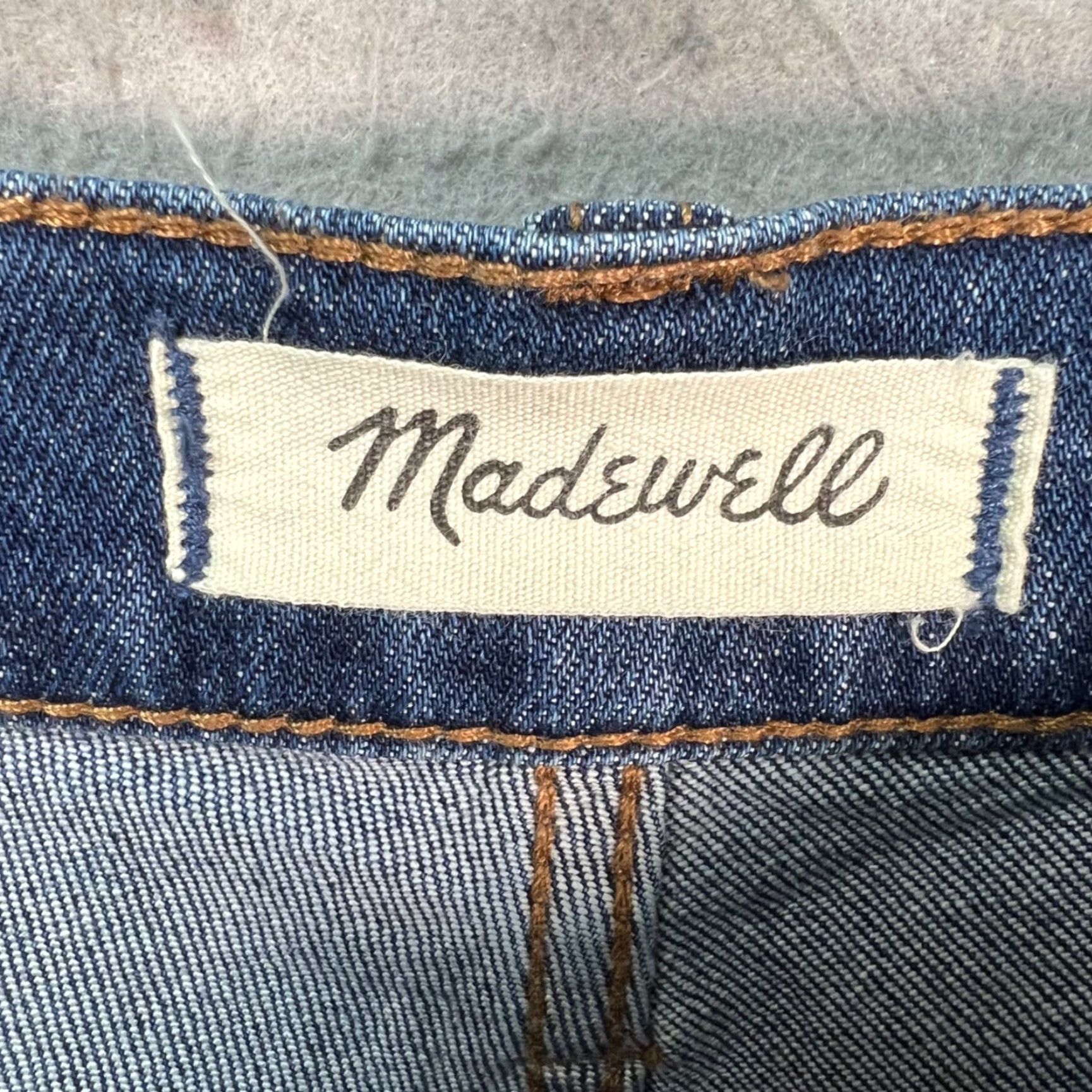 Madewell Madewell Womens Size 24 High Rise Vintage Straight Button Fly Denim Jeans Size 42" / US 20 - 3 Thumbnail