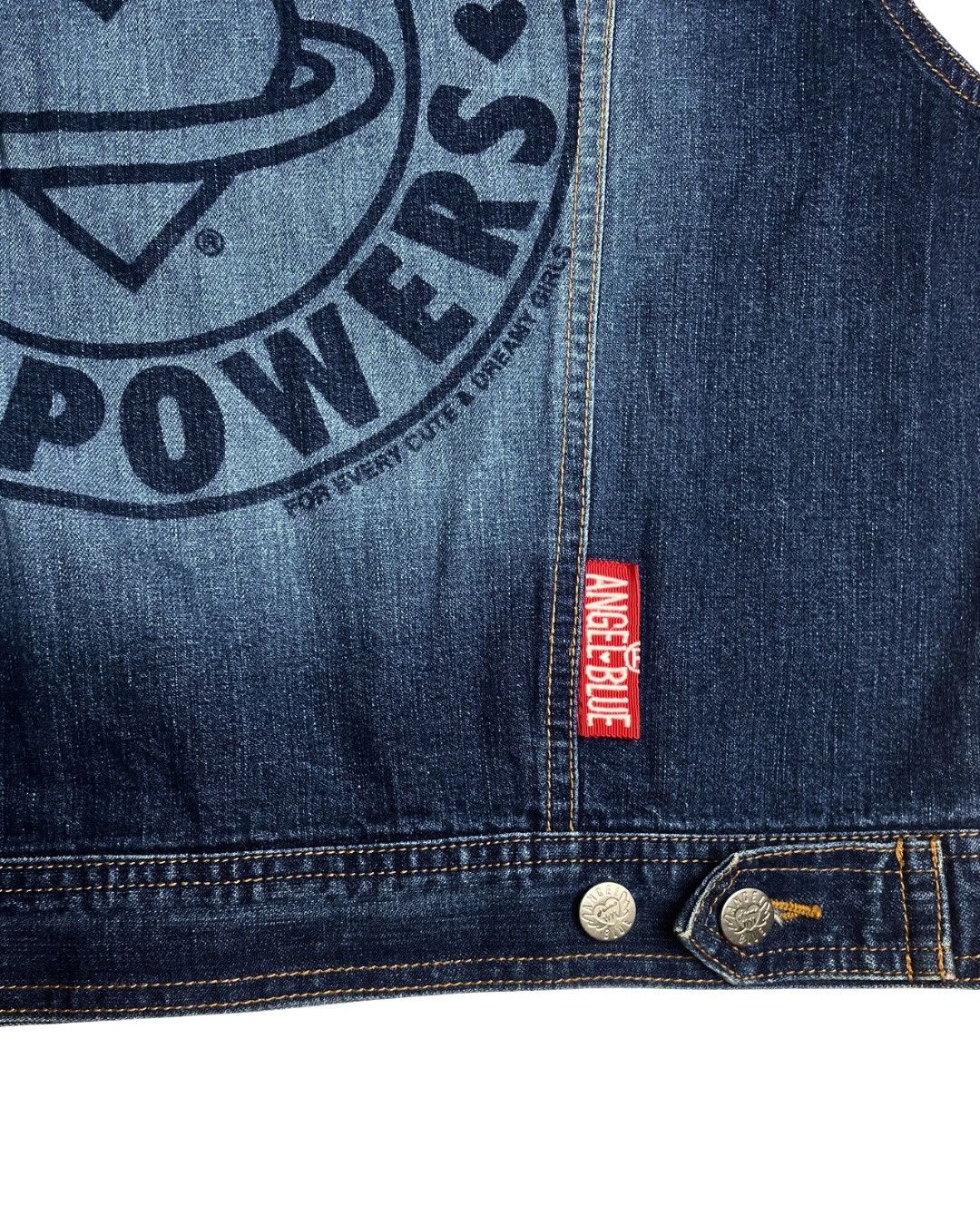 Angel Blue Angel Blue Denim Varsity Jacket Size M / US 6-8 / IT 42-44 - 5 Thumbnail
