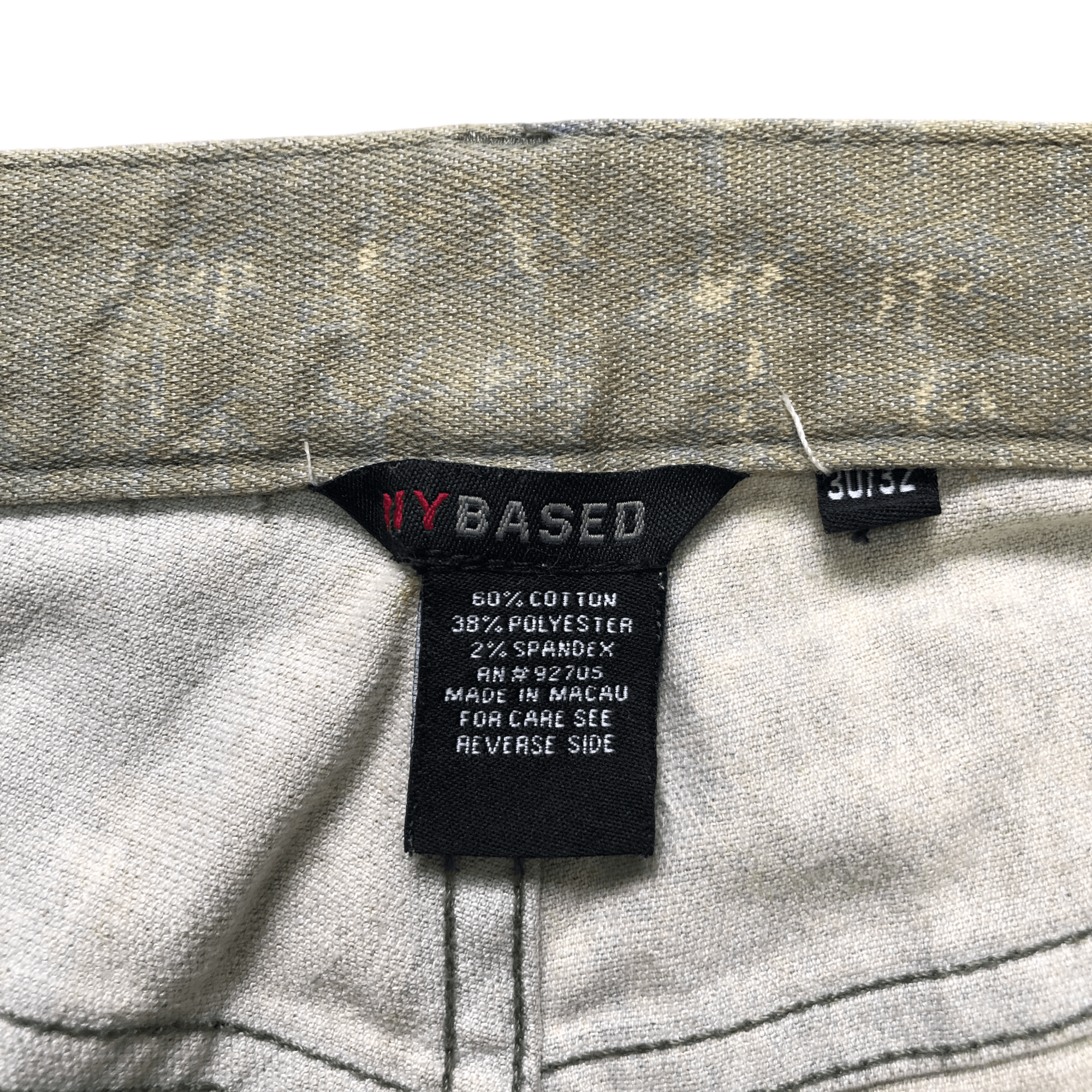 Japanese Brand FLARE🔥 TRASHED LIGHT WASH PRINTED DENIM PANTS #6489-221 Size US 30 / EU 46 - 10 Thumbnail