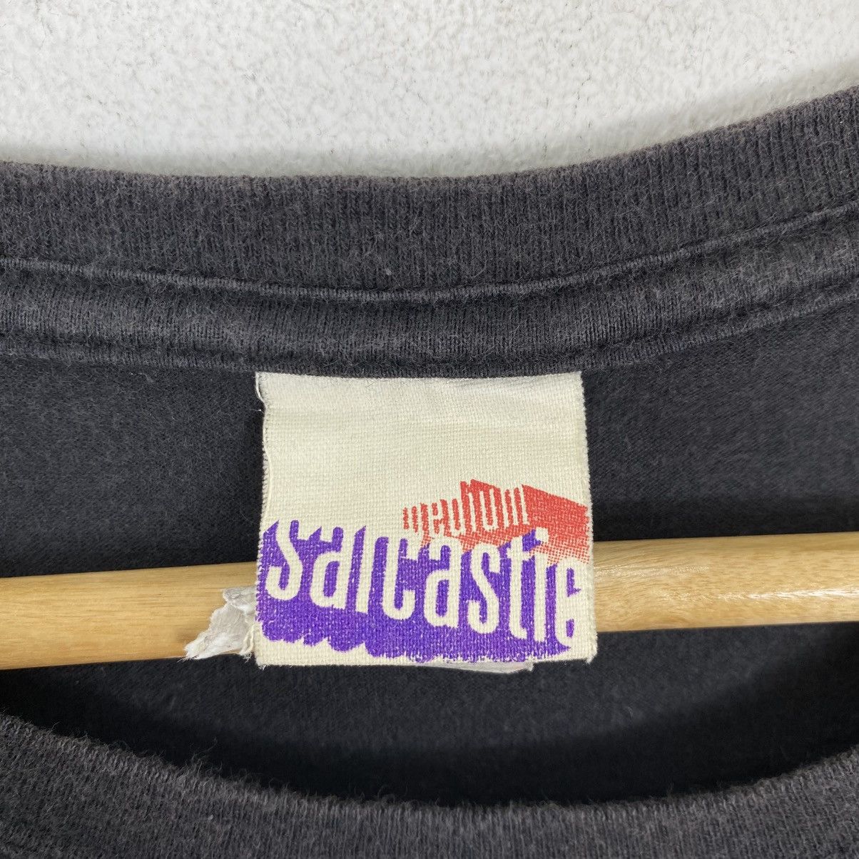 Vintage Vintage Sarcastic Japanese Streetwear Tee Shirt Black M Size US M / EU 48-50 / 2 - 5 Thumbnail