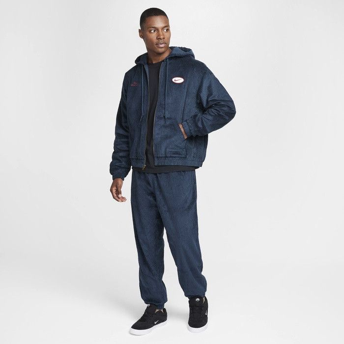 Nike Nike SB Full-Zip Hooded Corduroy Skate Jacket Size US L / EU 52-54 / 3 - 3 Thumbnail