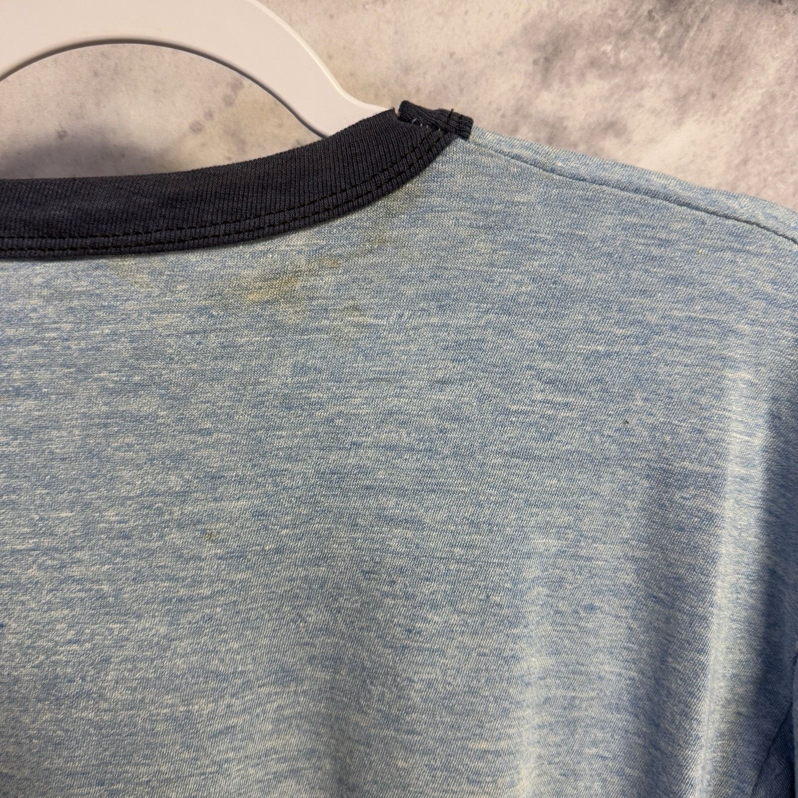 Vintage Vintage 80s Marathon Deutsch Ringer T Shirt Mens XL Size US XL / EU 56 / 4 - 10 Thumbnail
