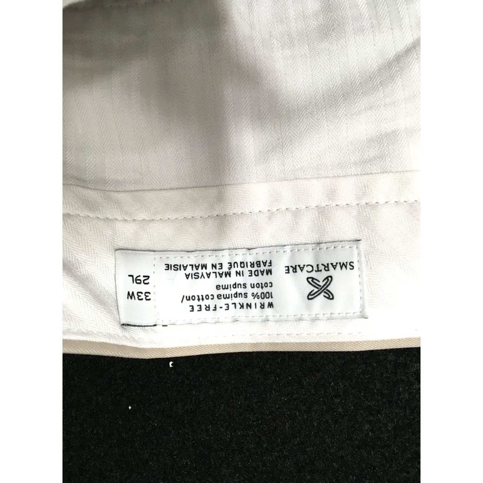 Nordstrom John W Nordstrom Pants Mens Tag 33 x29 Khaki Pleated Wrinkle Free staining Size US 33 - 6 Thumbnail