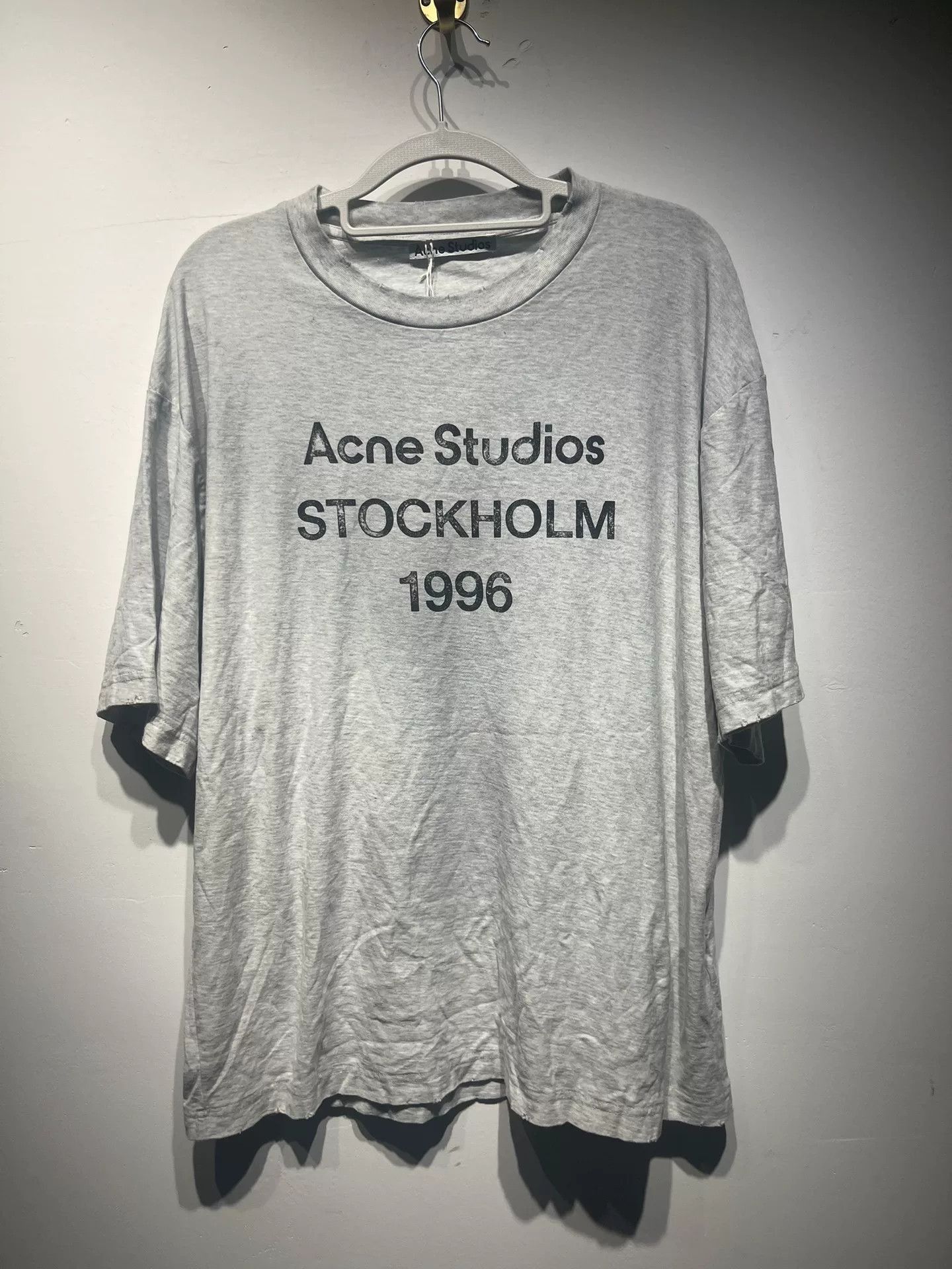 Acne Studios Acne Studios Printed Gray T-Shirt S Men Size US S / EU 44-46 / 1 - 1 Thumbnail