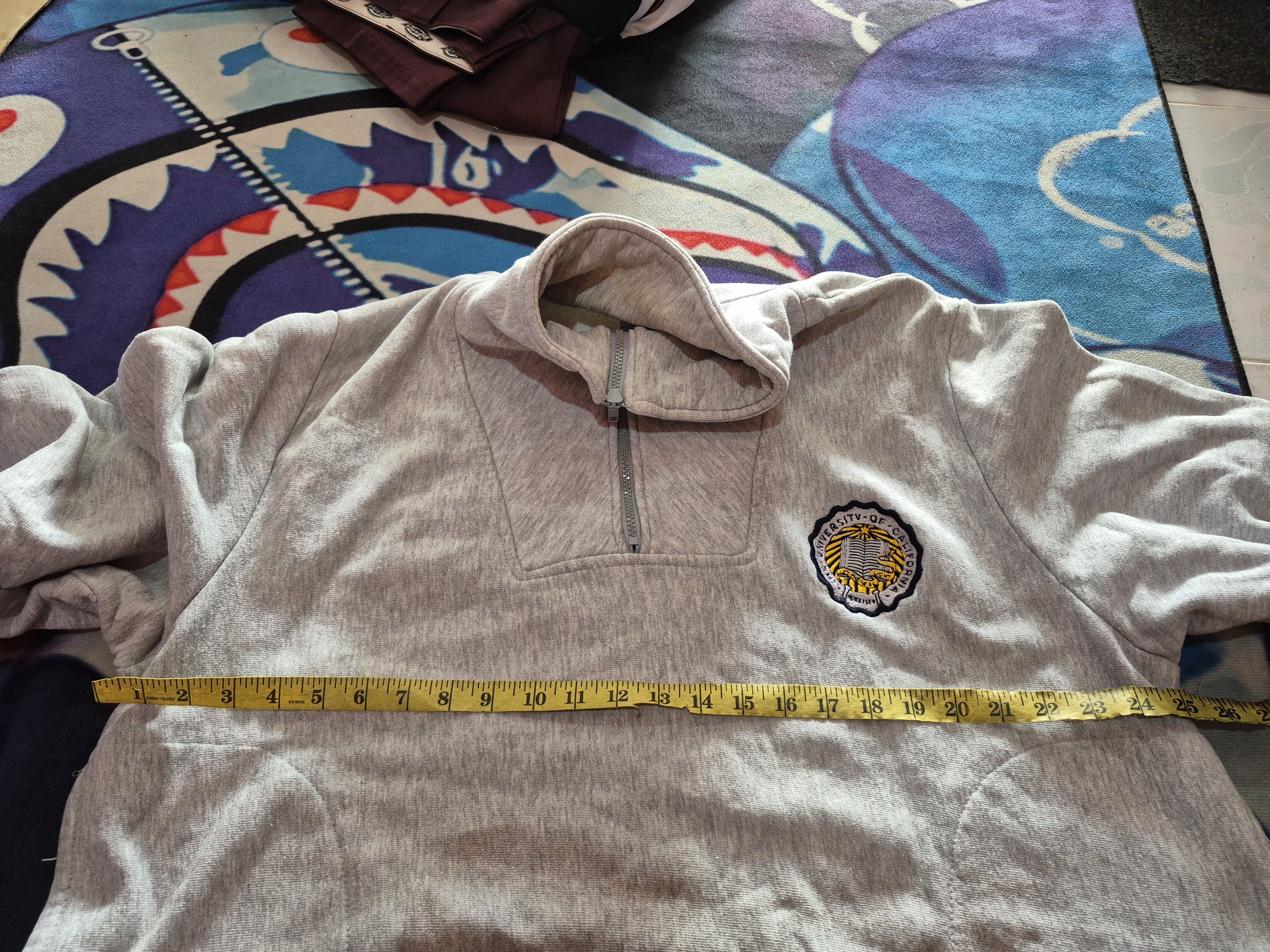 Vintage 🔥 Rare Vintage MVP Pro Weave UCLA Half Zip Sweater Size US XL / EU 56 / 4 - 11 Thumbnail