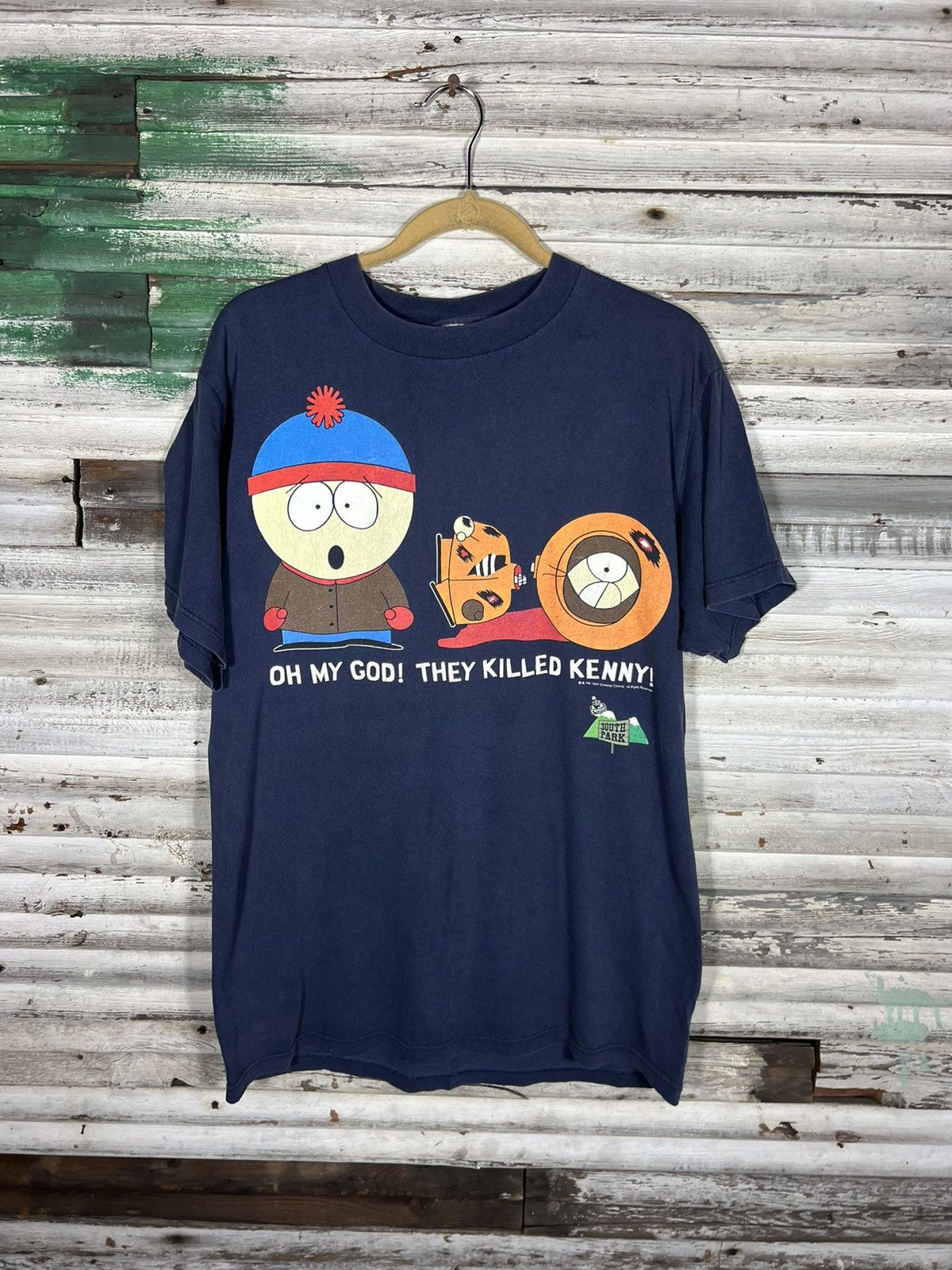 Vintage Vintage South Park T-Shirt They Killed Kenny! Size US L / EU 52-54 / 3 - 1 Thumbnail