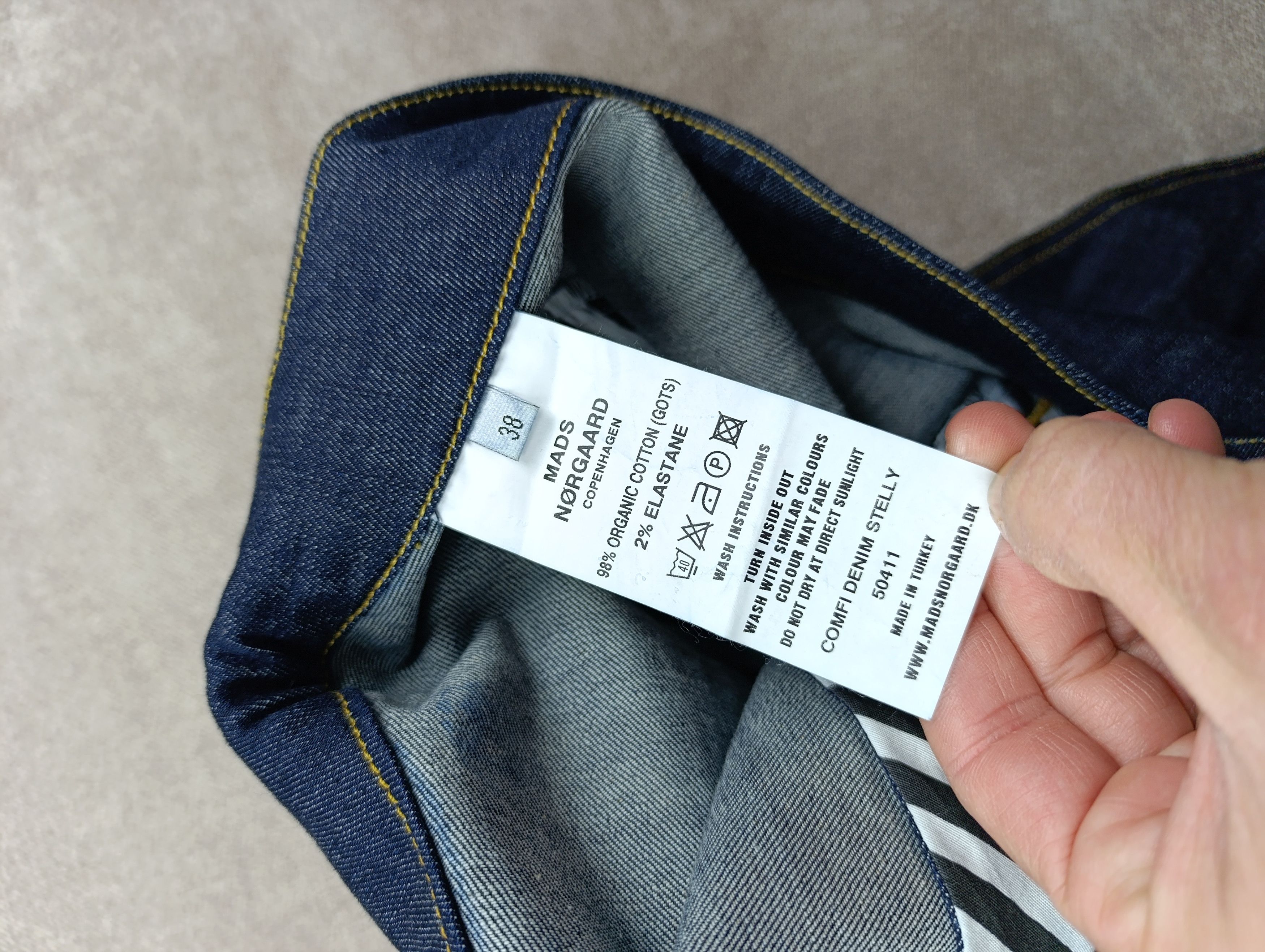 Mads Norgaard Women's Mads Norgaard Comfy Denim Stelly Stretch Skirt Size 26" / US 2 / IT 38 - 11 Thumbnail