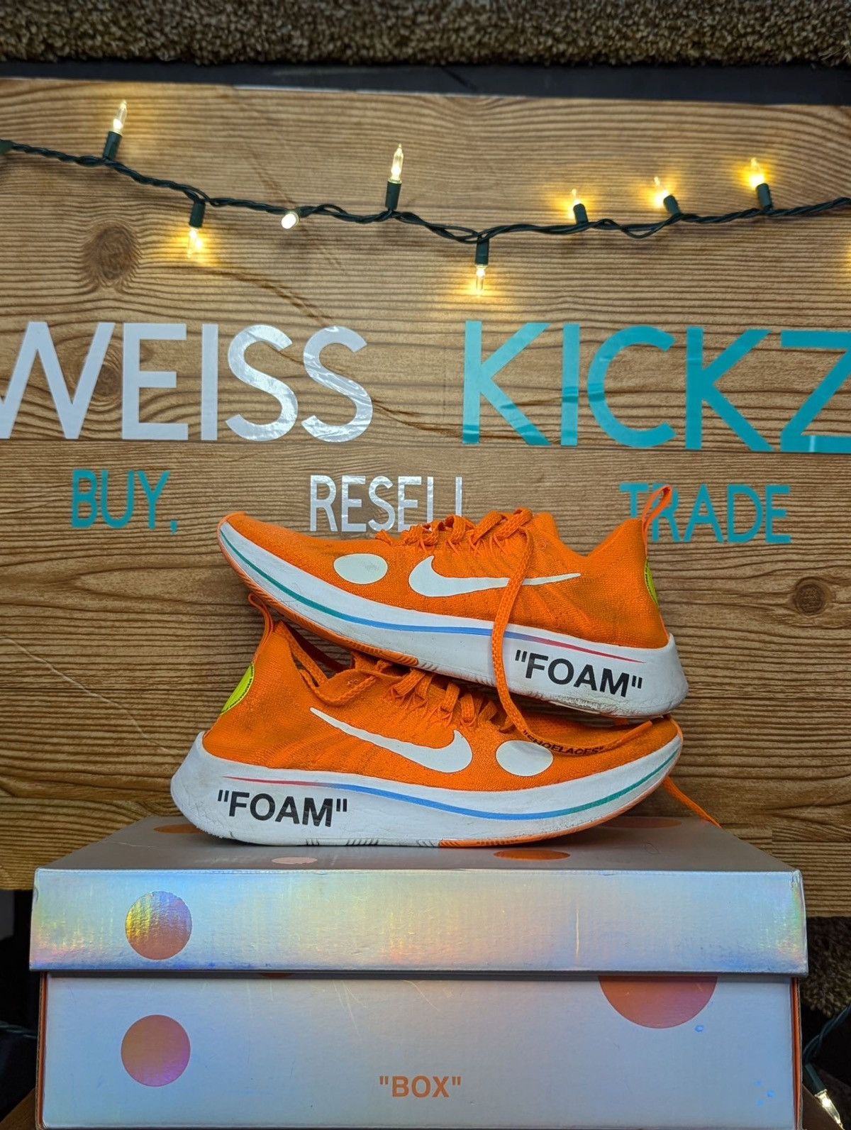 Nike × Off-White Nike off white zoom mercurial orange Size US 7 / EU 40 - 3 Thumbnail