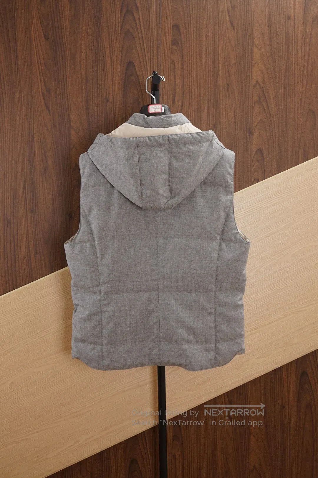 Brunello Cucinelli Brunello Cucinelli Down Vest with Hood. Size US M / EU 48-50 / 2 - 2 Thumbnail