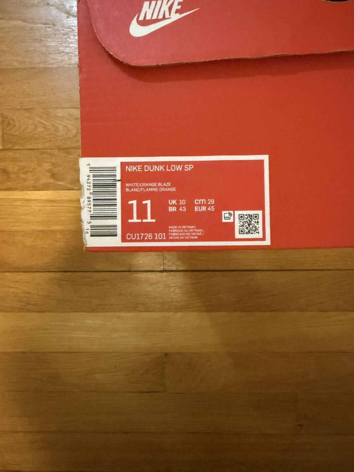 Nike Syracuse Dunk Low Size US 11 / EU 44 - 8 Thumbnail