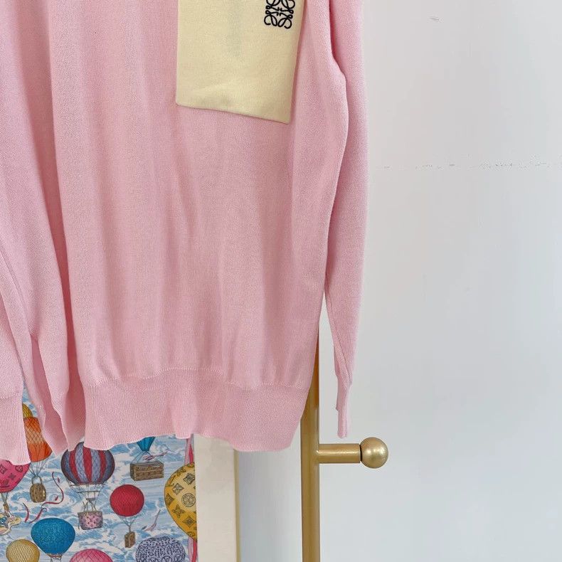 Loewe LOEWE Pink knit top Size S / US 4 / IT 40 - 4 Thumbnail