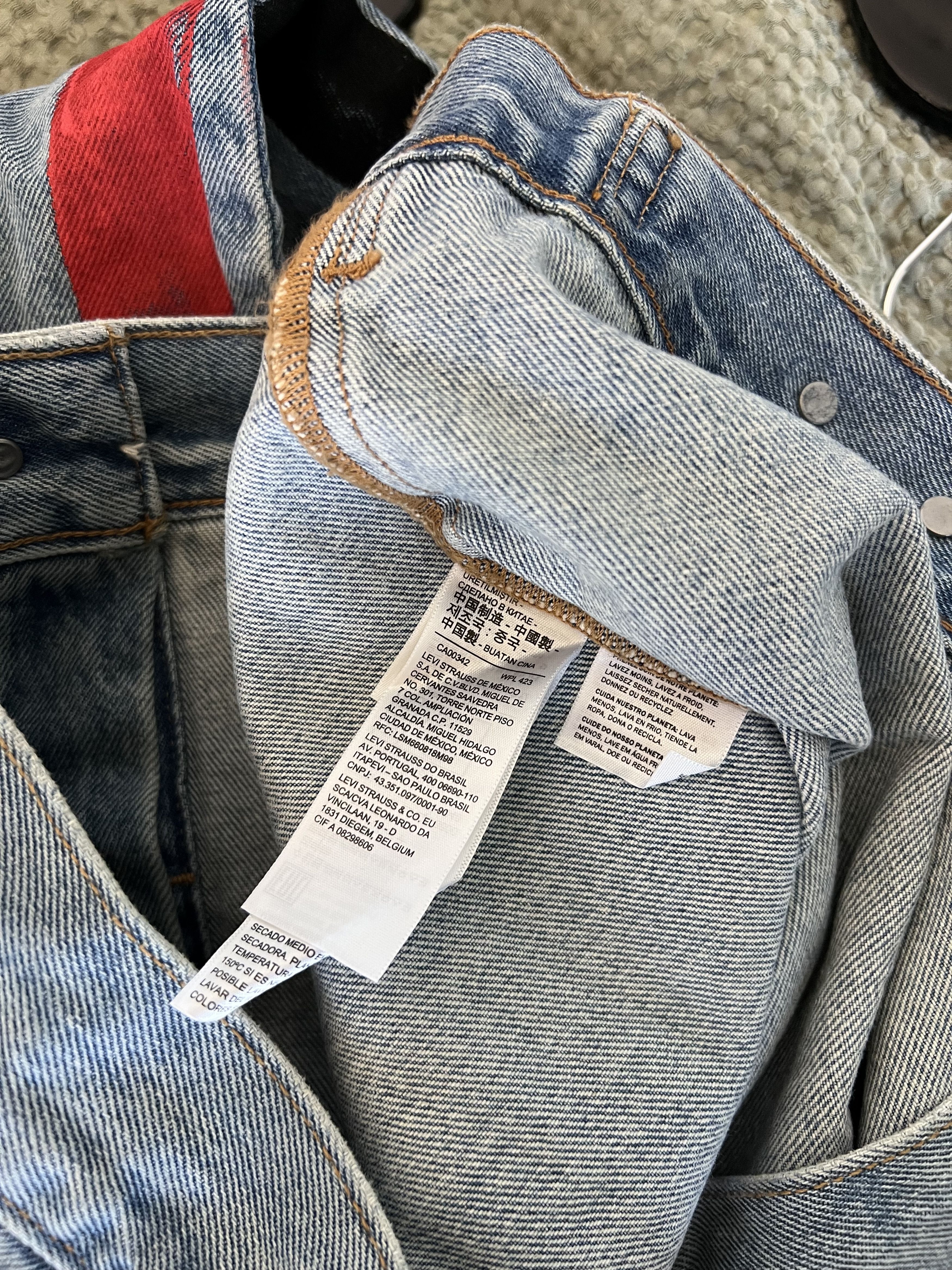 Cactus Plant Flea Market × DENIM TEARS × Levi's Denim Tears CPFM Levi's 4th of July Denim Jacket Size US XL / EU 56 / 4 - 10 Thumbnail
