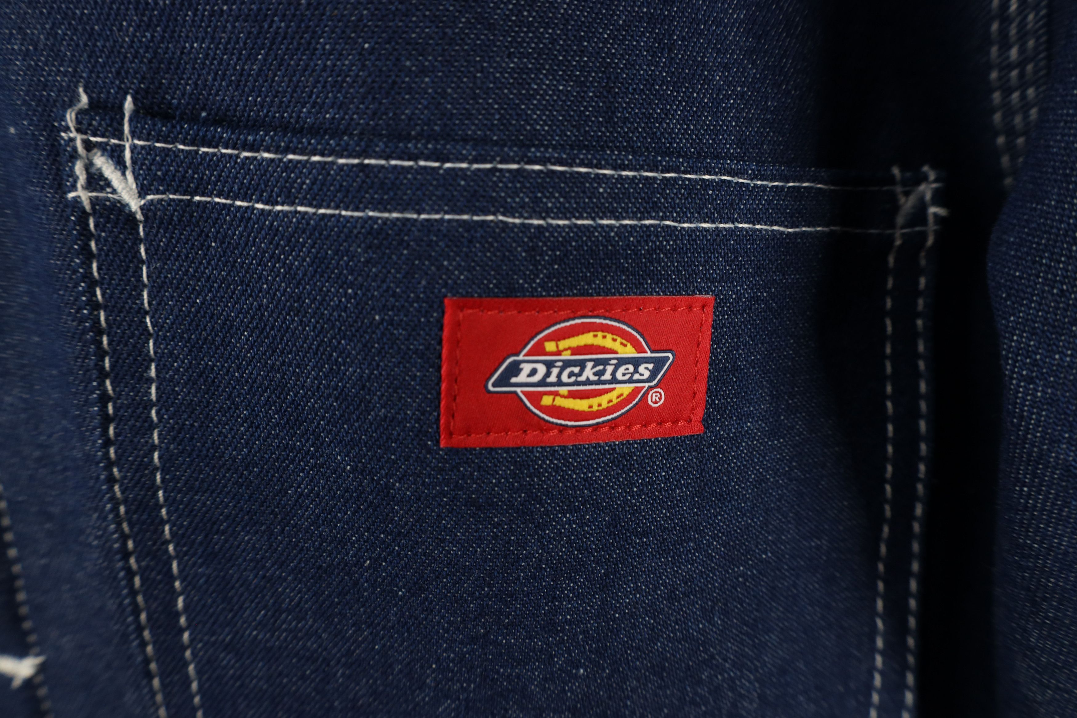 Dickies × Vintage Vintage 90s Dickies Blanket Lined Denim Chore Barn Jacket Size US L / EU 52-54 / 3 - 4 Thumbnail