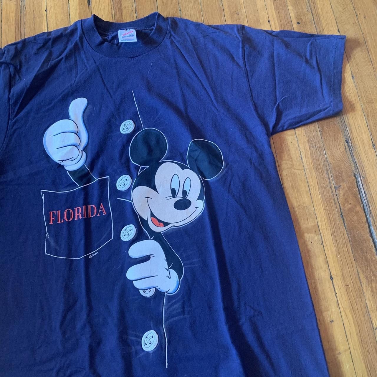Designer Vintage Mickey Mouse Florida Disney T Shirt 90s L Size US M / EU 48-50 / 2 - 1 Thumbnail