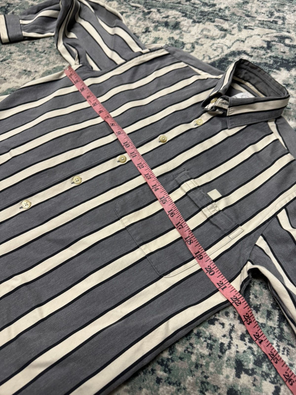 General Research × Vintage GENERAL RESEARCH 2000 STRIPED BUTTON UP SHIRT Size US M / EU 48-50 / 2 - 8 Thumbnail