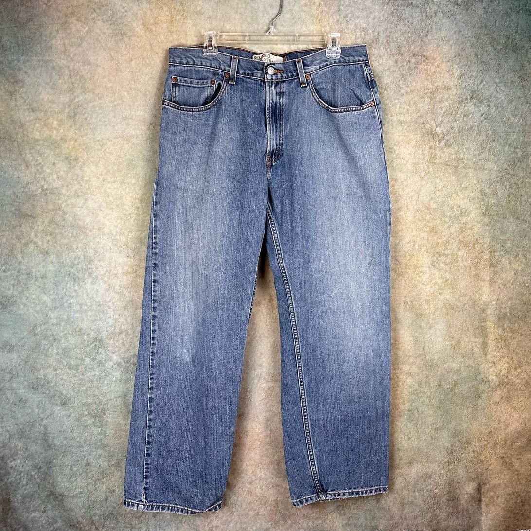 Levi's × Vintage Vintage Levis 559 Denim Jeans 36x30 Relaxed Fit Straight Size US 36 / EU 52 - 2 Thumbnail
