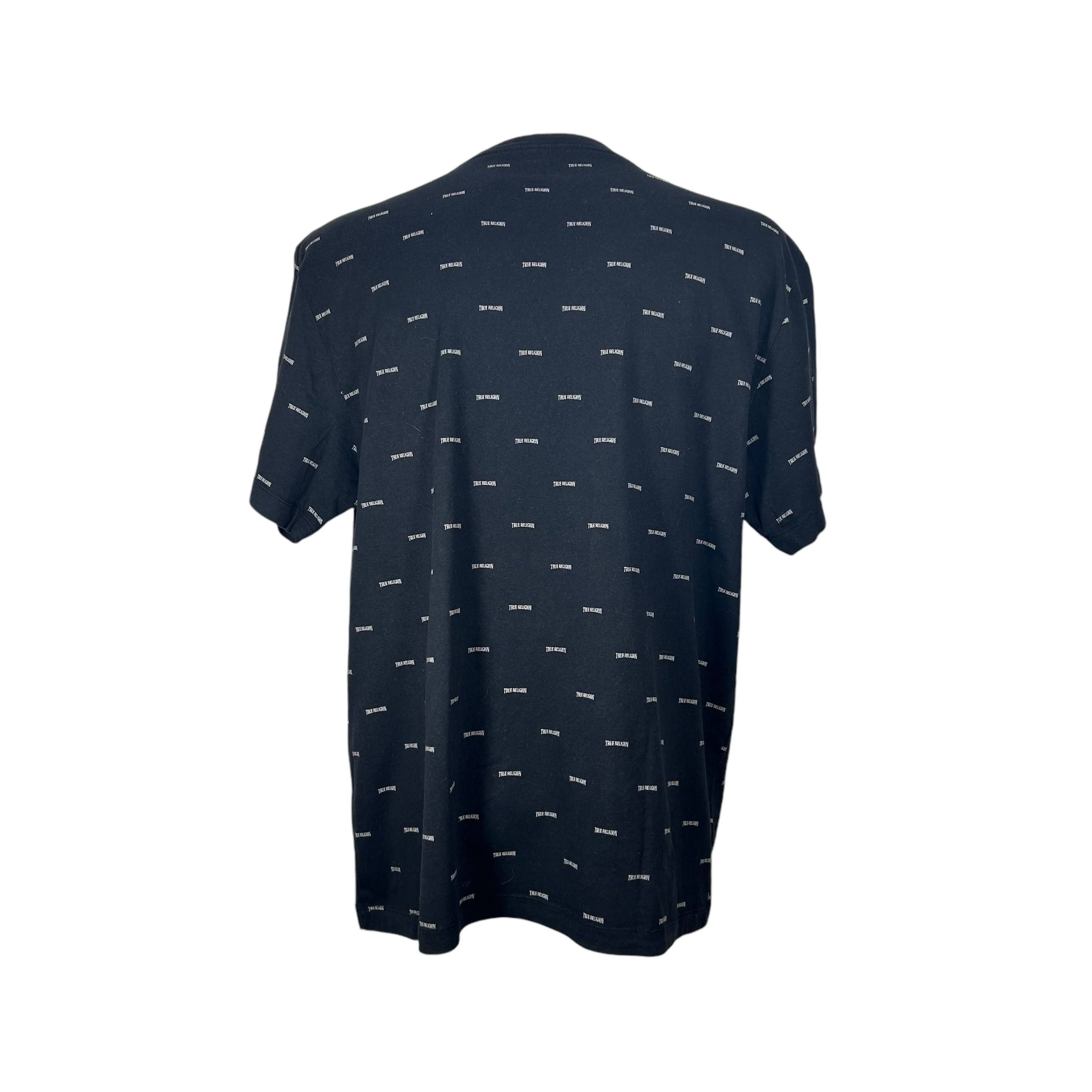 True Religion True Religion Black Short Sleeve T-shirt 3XL Size US XXL / EU 58 / 5 - 2 Thumbnail