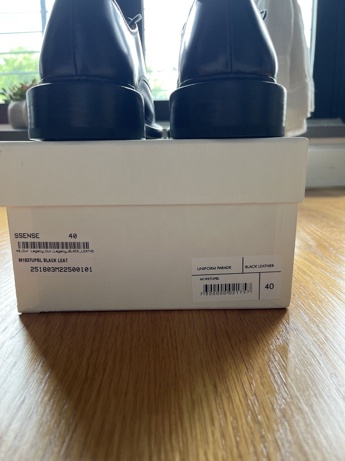 Our Legacy Black Uniform Parade Derbys - Size 40 Size US 7 / EU 40 - 7 Thumbnail