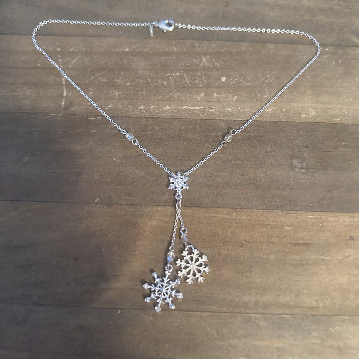 Vintage Vintage Avon SP snowflake Lavaliere necklace Size ONE SIZE - 2 Thumbnail
